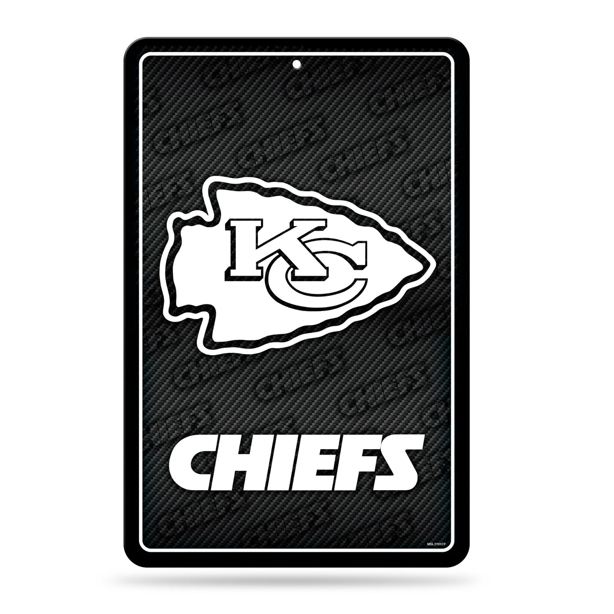 NFL Kansas City Chiefs Large Metal Sign Fan Gear NFL Kansas City Chiefs