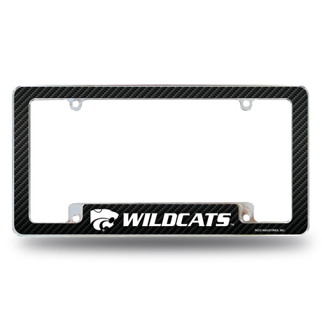 NCAA Kansas State Wildcats - KSU All Over Chrome License Plate Frame Fan Gear NCAA Kansas State Wildcats
