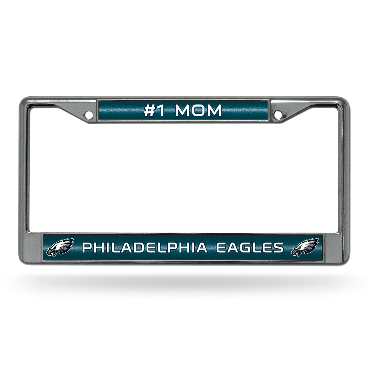 NFL Philadelphia Eagles Chrome Glitter License Plate Frame Fan Gear NFL Philadelphia Eagles