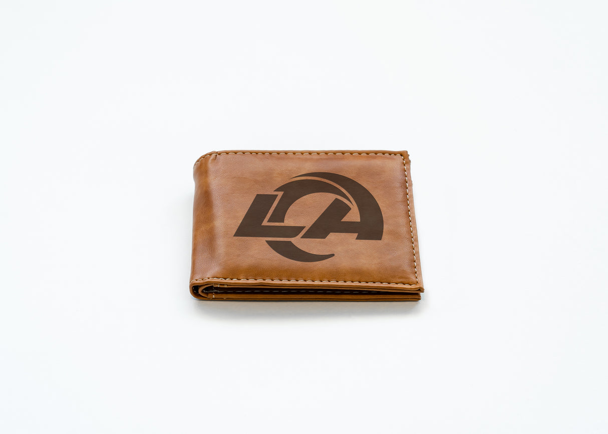 NFL Los Angeles Rams Laser Engraved Bill-Fold Fan Gear NFL Los Angeles Rams