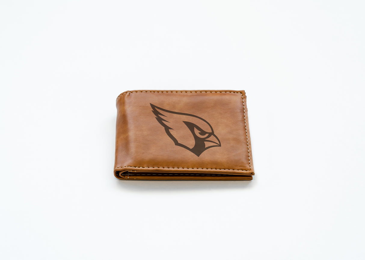 NFL Arizona Cardinals Laser Engraved Bill-Fold Fan Gear NFL Arizona Cardinals
