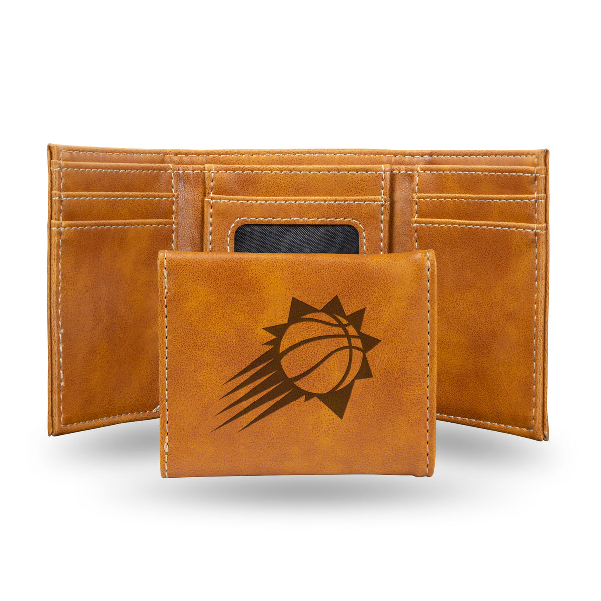 NBA Phoenix Suns Laser Engraved Trifold Wallet Fan Gear NBA Phoenix Suns