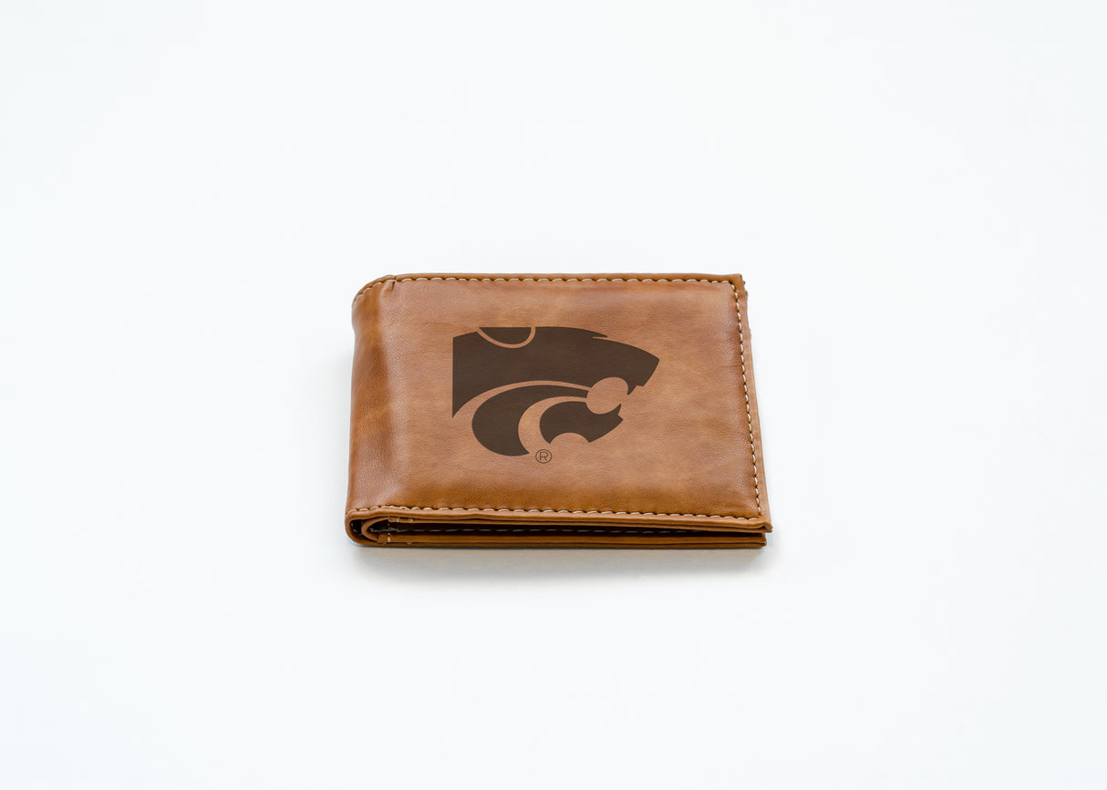 NCAA Kansas State Wildcats - KSU Laser Engraved Bill-Fold Fan Gear NCAA Kansas State Wildcats
