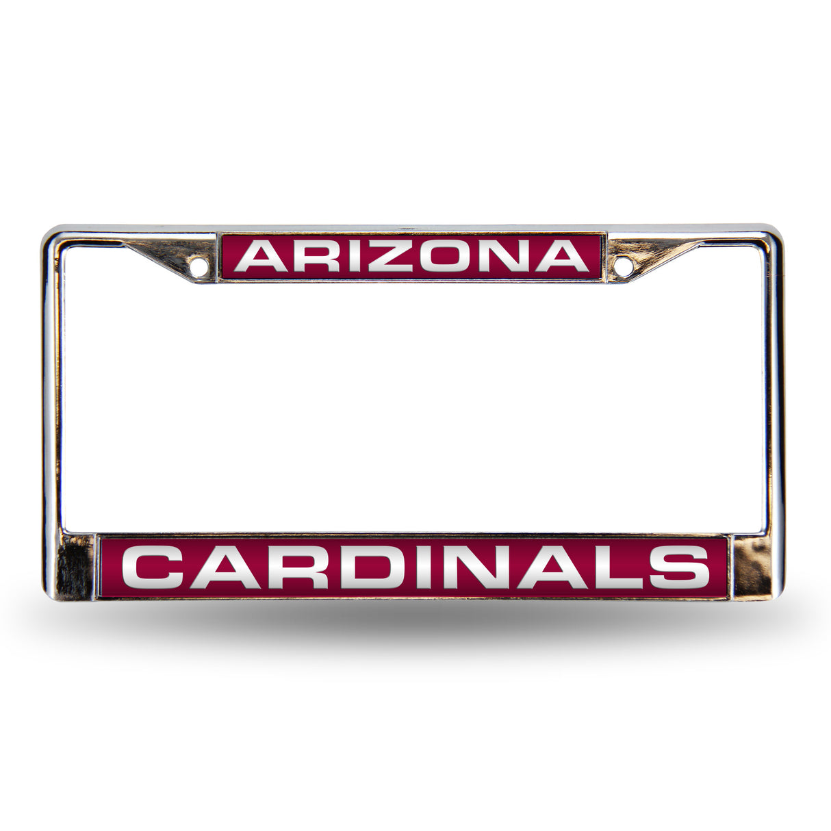 NFL Arizona Cardinals Laser Cut Chrome License Plate Frame Fan Gear NFL Arizona Cardinals