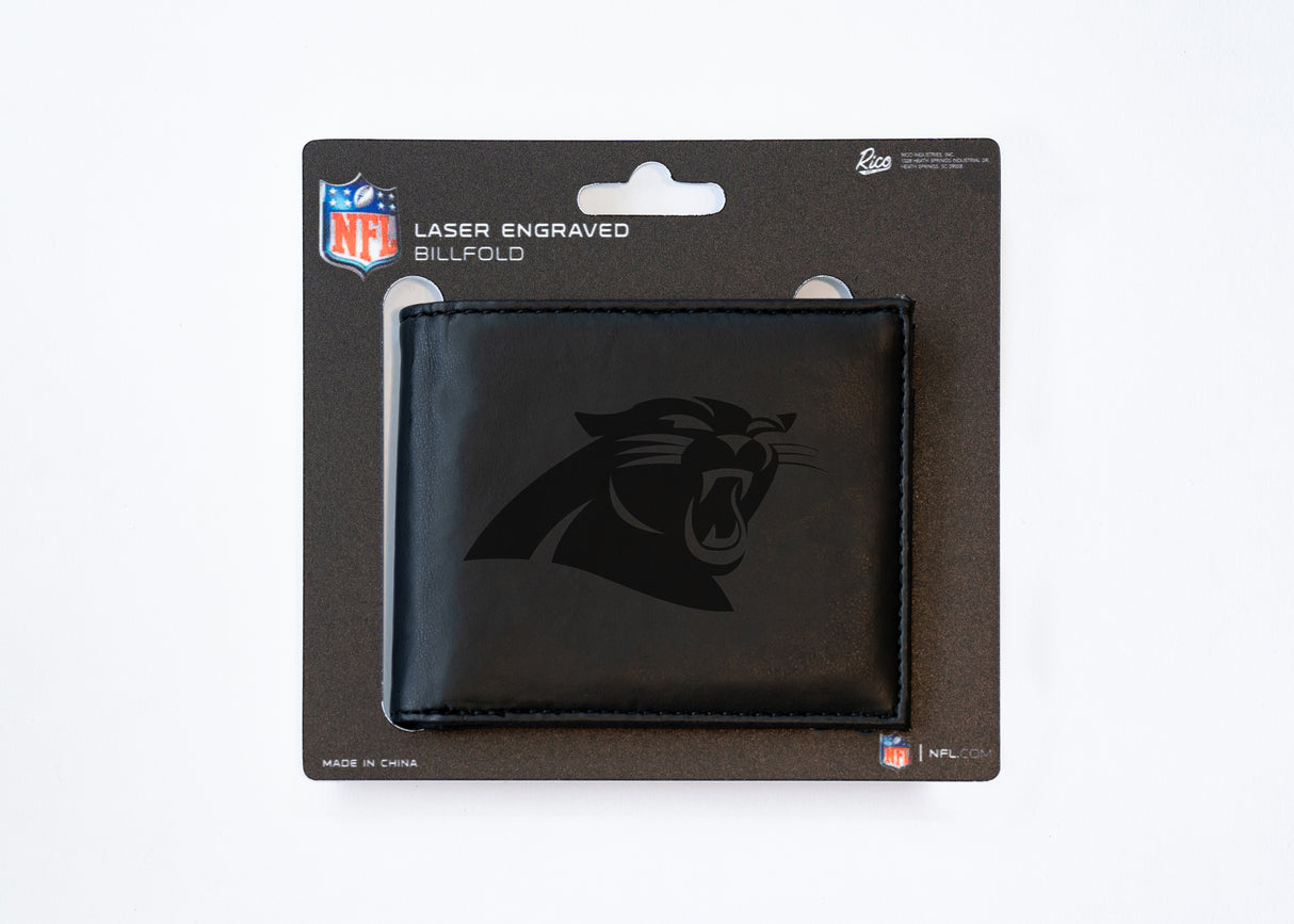 NFL Carolina Panthers Laser Engraved Bill-Fold Fan Gear NFL Carolina Panthers