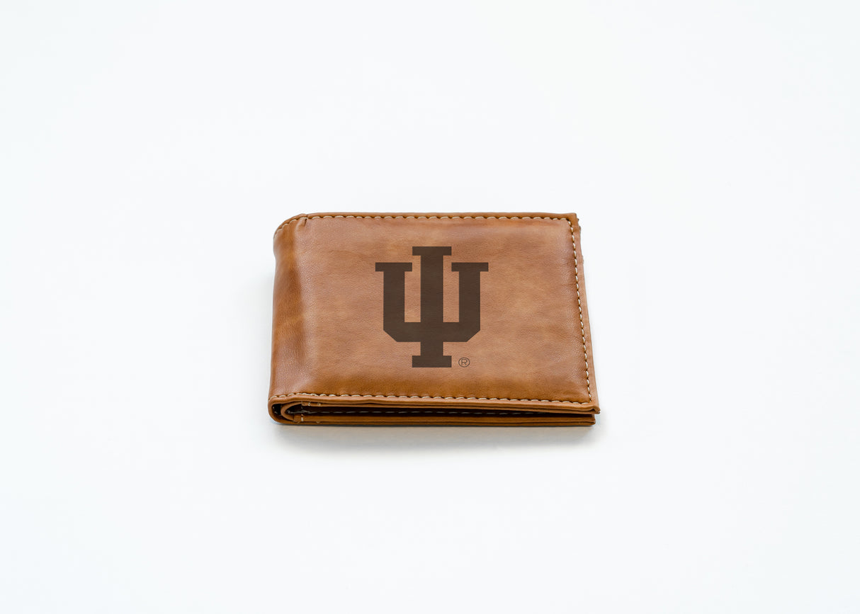 NCAA Indiana Hoosiers Laser Engraved Bill-Fold Fan Gear NCAA Indiana Hoosiers