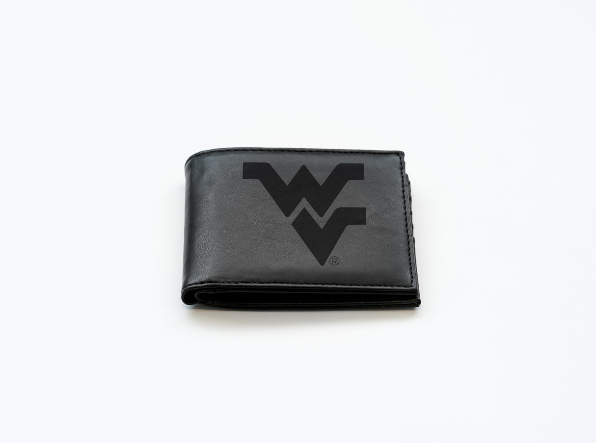 NCAA West Virginia Mountaineers Laser Engraved Bill-Fold Fan Gear NCAA West Virginia Mountaineers