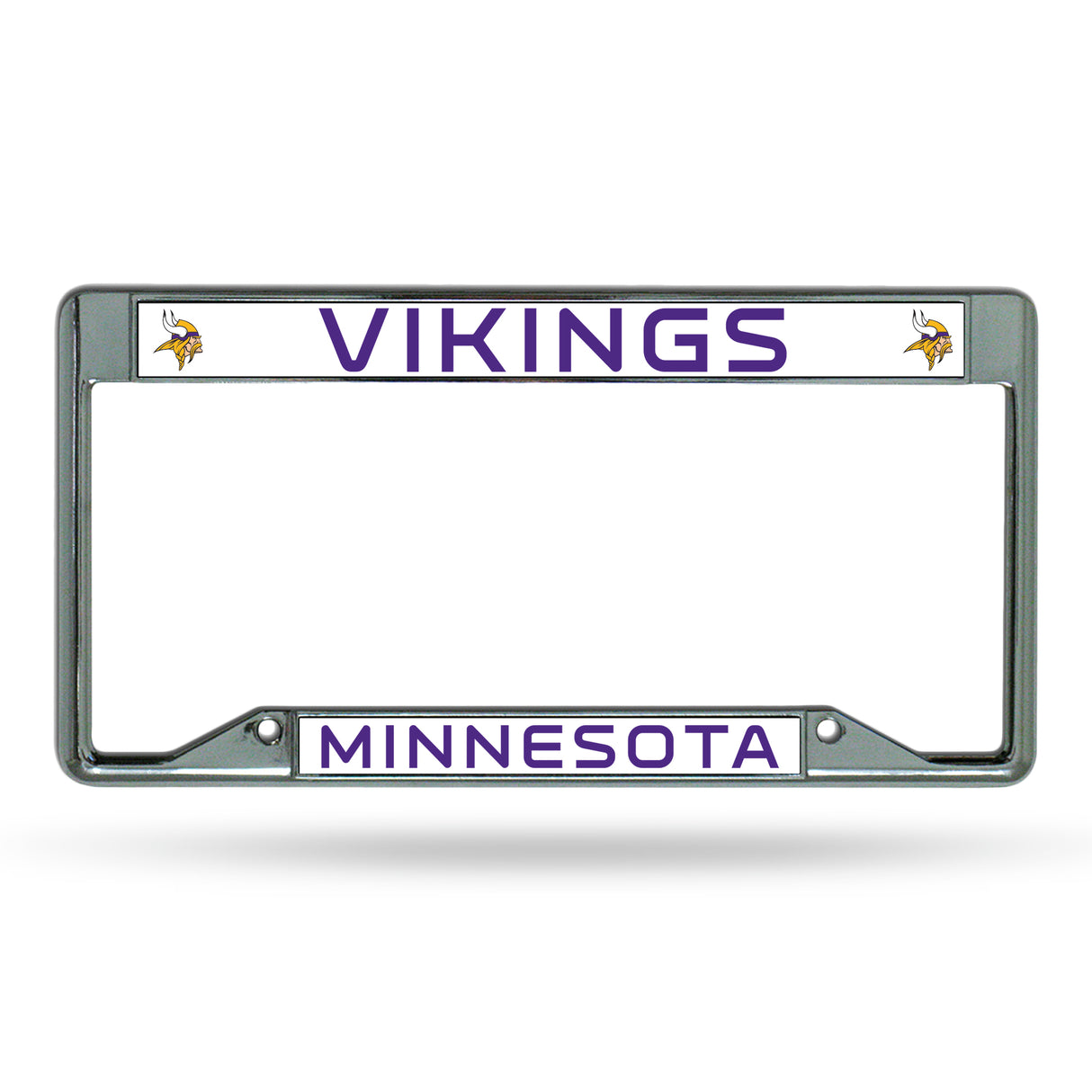 NFL Minnesota Vikings Chrome License Plate Frame Fan Gear NFL Minnesota Vikings