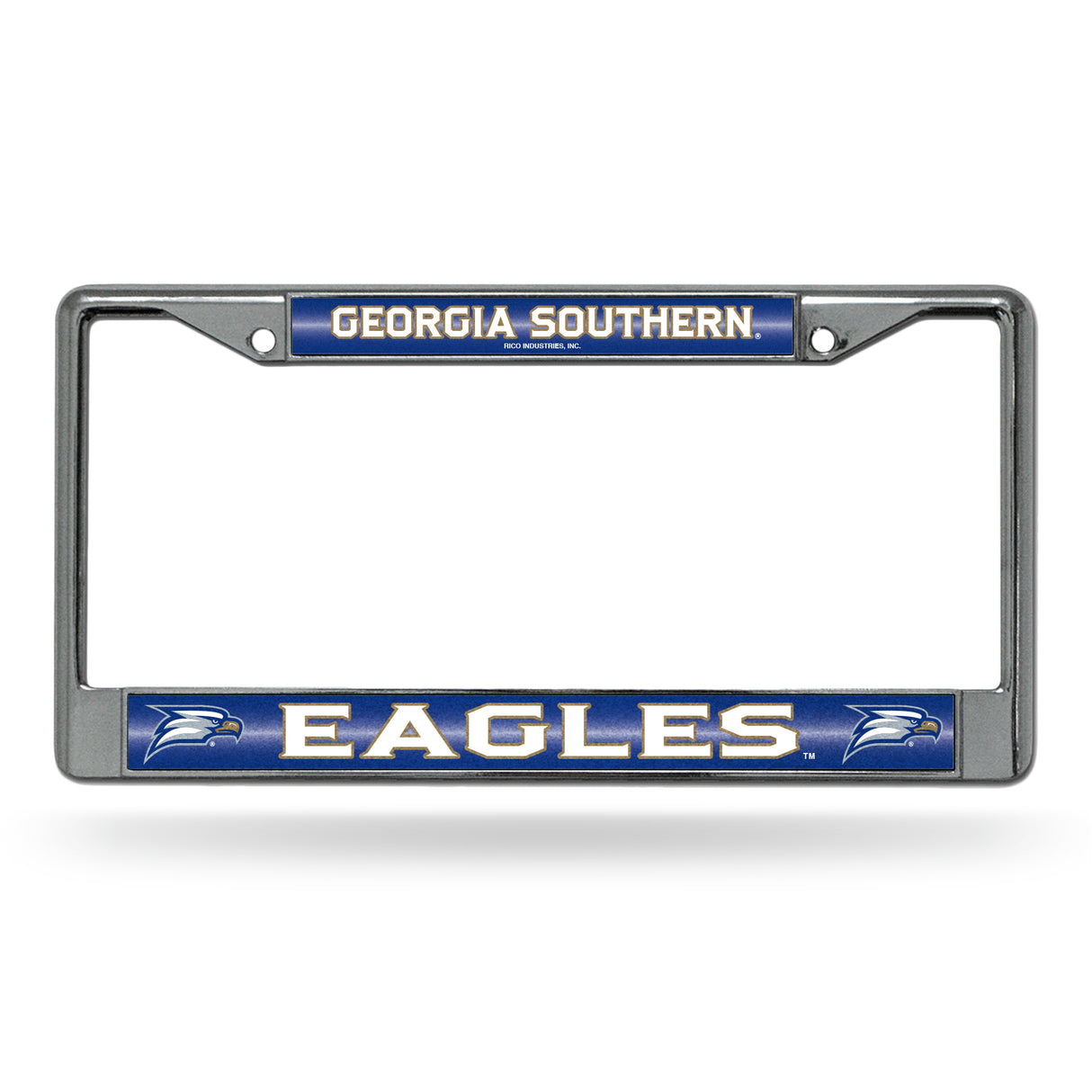 NCAA Georgia Southern Eagles Chrome Glitter License Plate Frame Fan Gear NCAA Georgia Southern Eagles