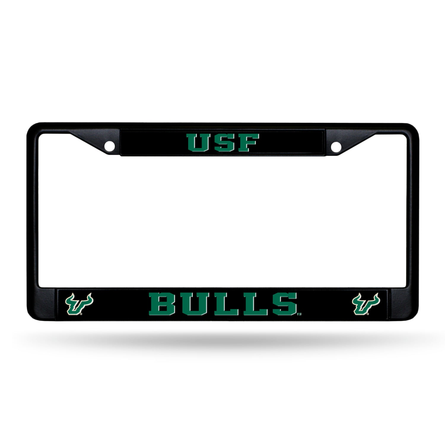 NCAA South Florida Bulls - USF Black Chrome License Plate Frame Fan Gear NCAA South Florida Bulls
