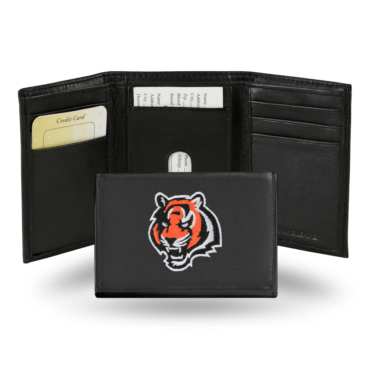 NFL Cincinnati Bengals Tri-Fold Wallet Fan Gear NFL Cincinnati Bengals