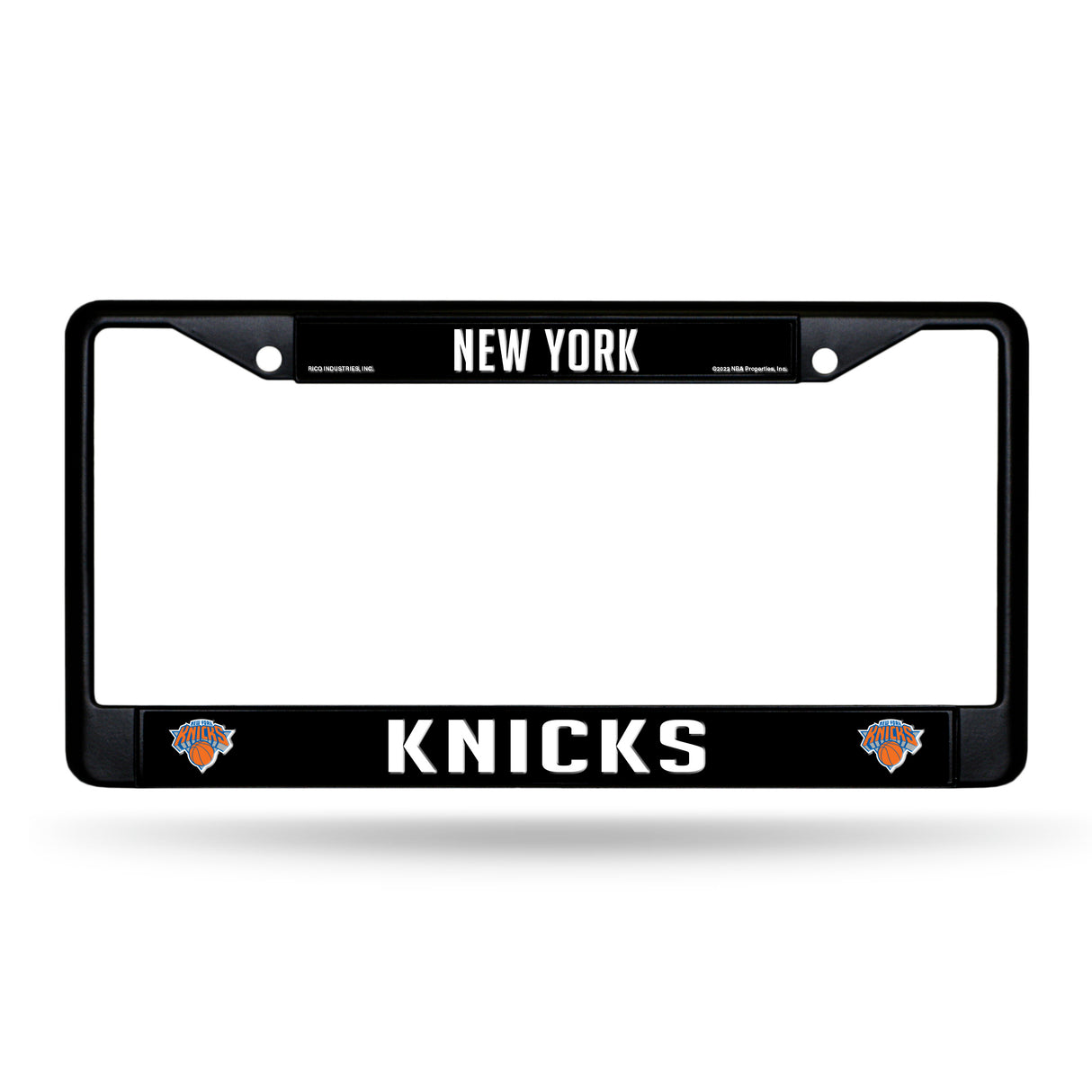 NBA New York Knicks Black Chrome License Plate Frame Fan Gear NBA New York Knicks