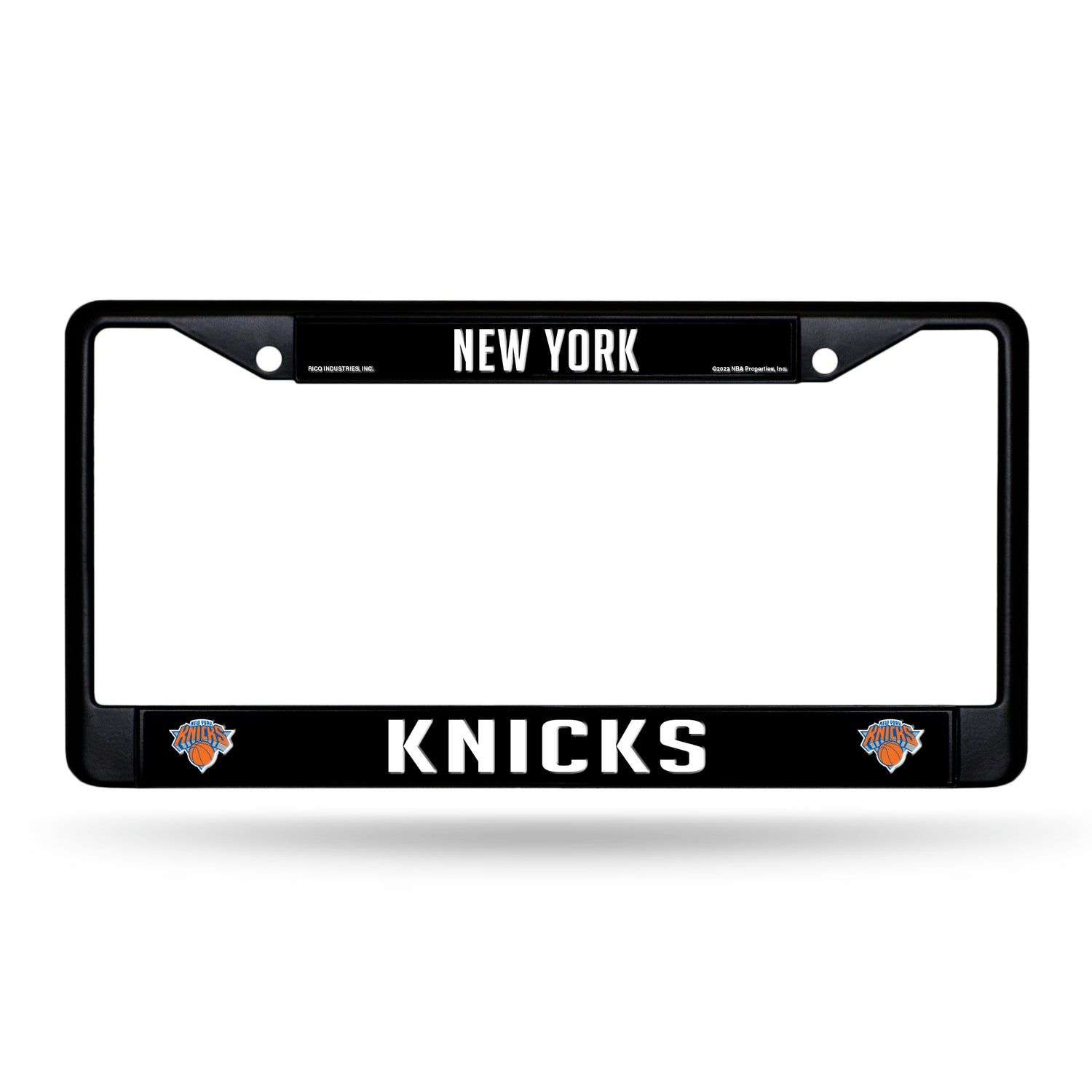NBA New York Knicks Black Chrome License Plate Frame Fan Gear NBA New York Knicks