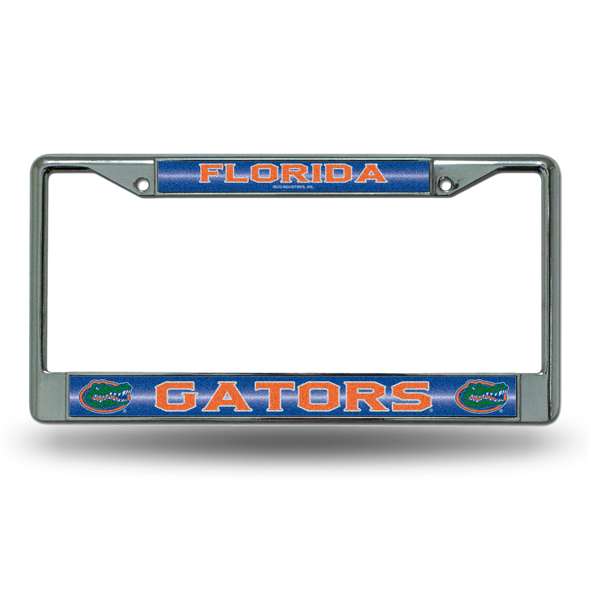 NCAA Florida Gators Chrome Glitter License Plate Frame Fan Gear NCAA Florida Gators