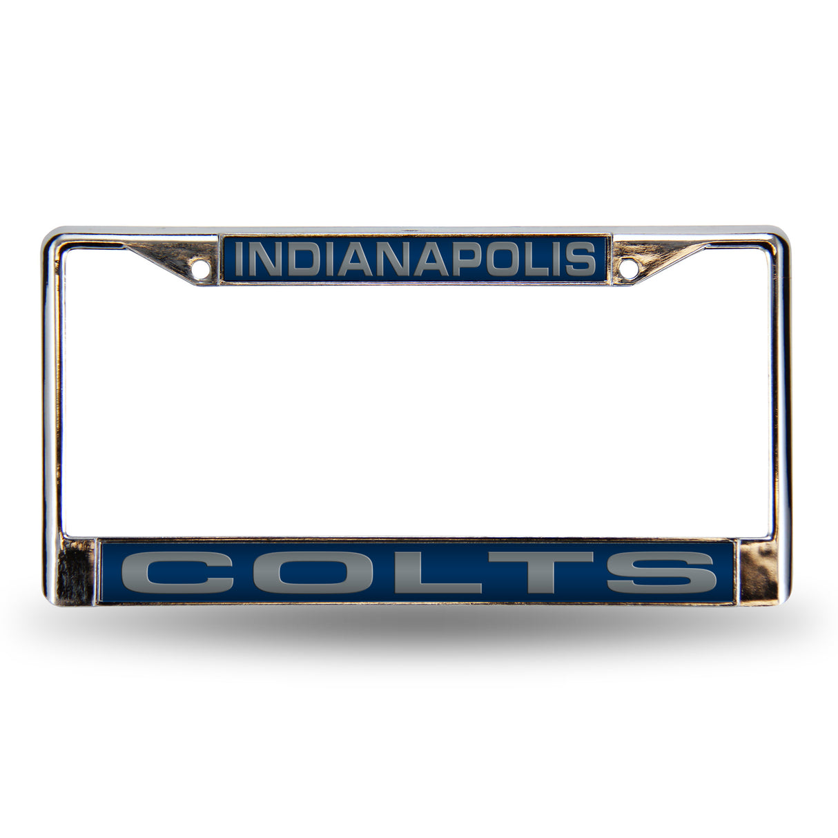 NFL Indianapolis Colts Laser Cut Chrome License Plate Frame Fan Gear NFL Indianapolis Colts