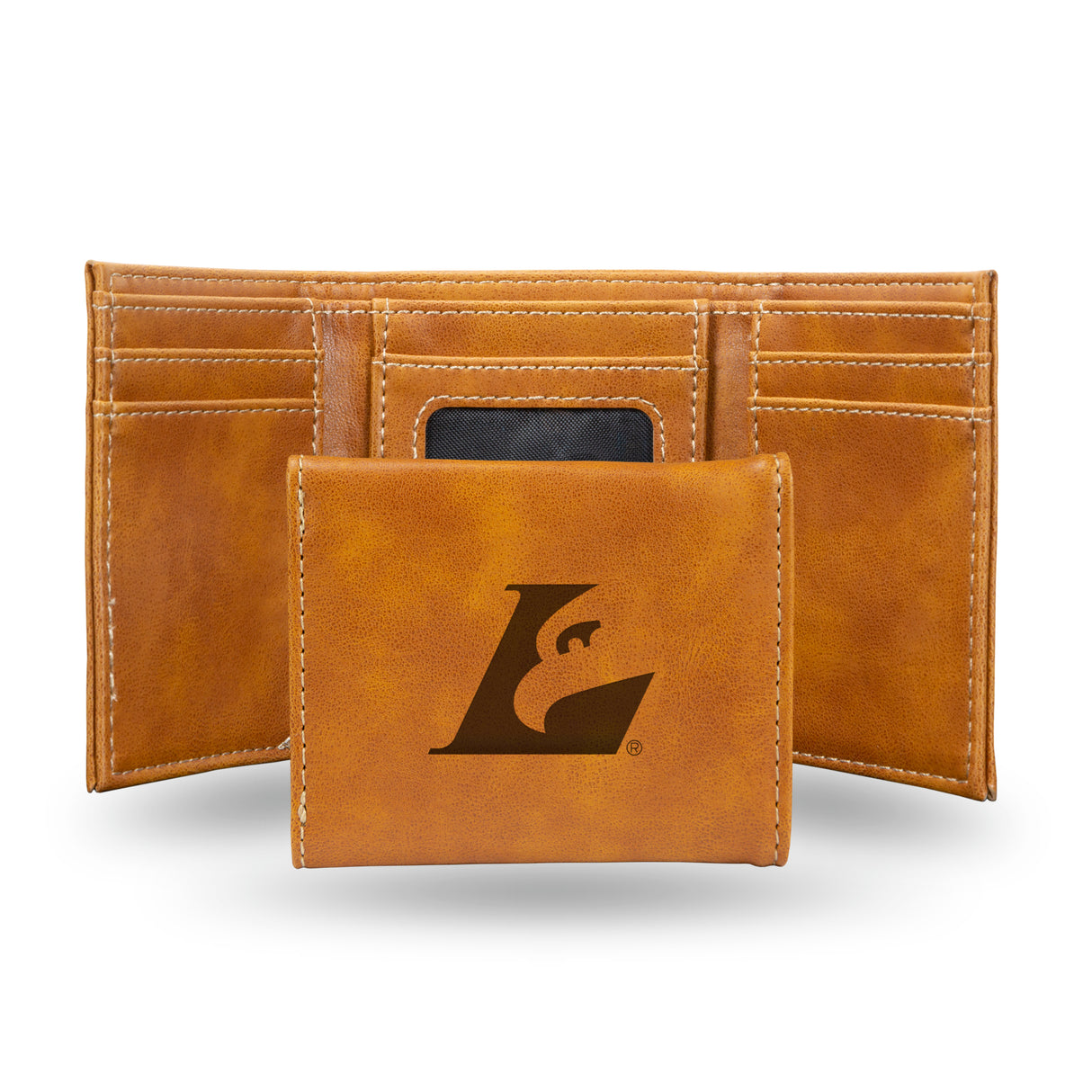 NCAA Wisconsin-La Crosse Eagles Laser Engraved Tri-Fold Wallet Fan Gear NCAA Wisconsin-La Crosse Eagles