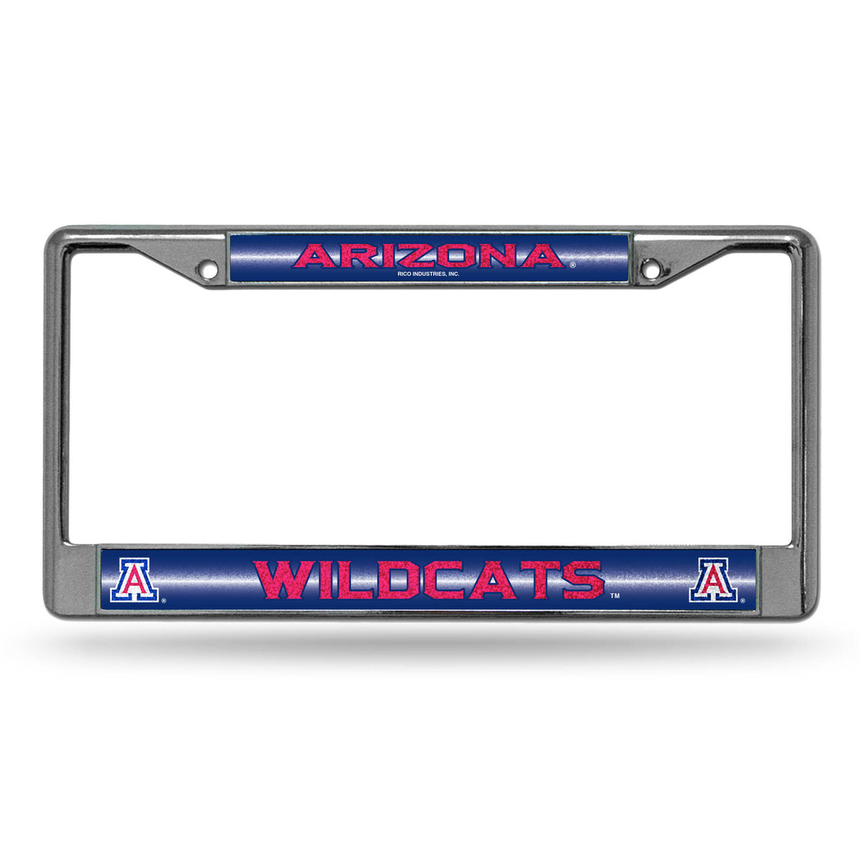 NCAA Arizona Wildcats Chrome Glitter License Plate Frame Fan Gear NCAA Arizona Wildcats