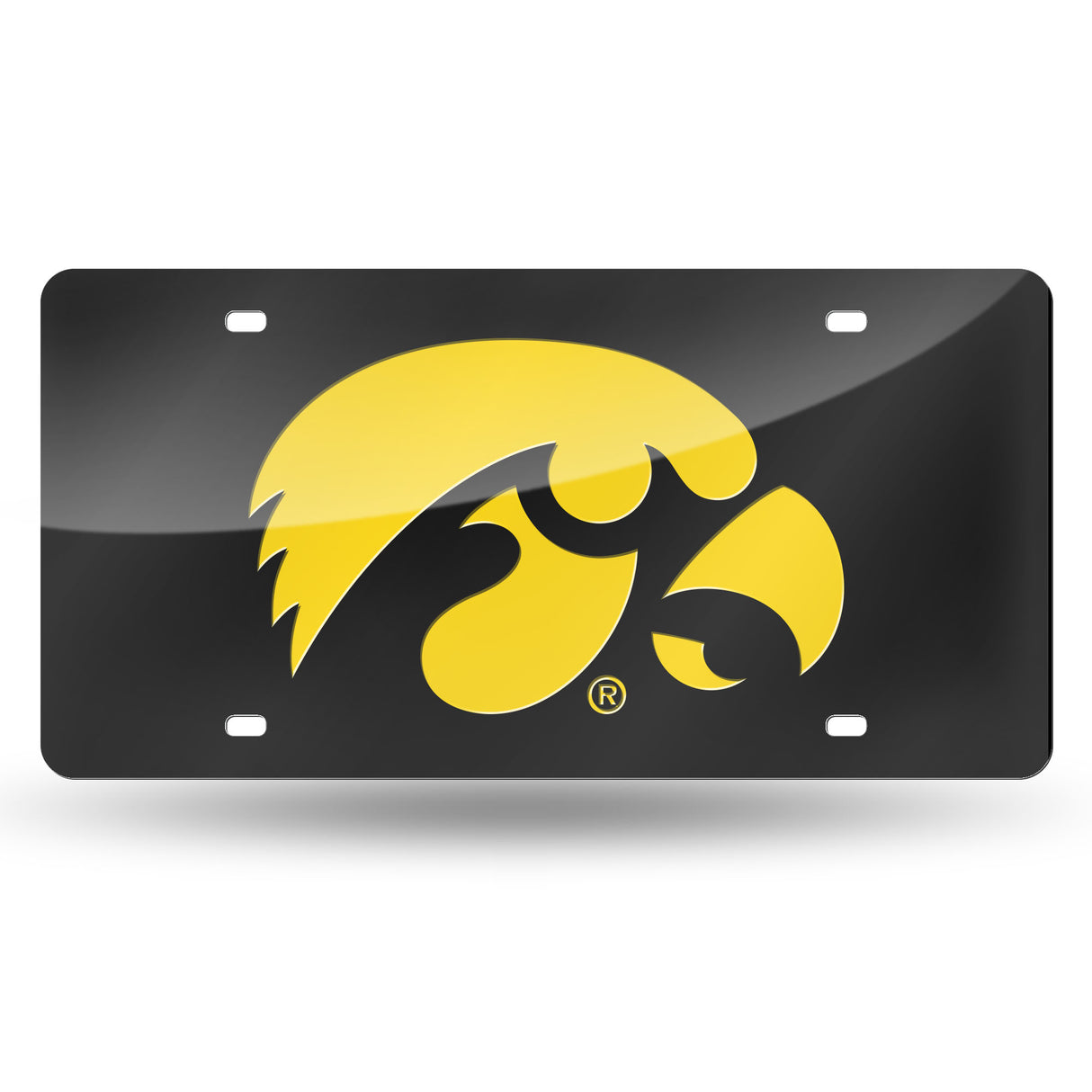 NCAA Iowa Hawkeyes Laser Cut Automobile Tag Fan Gear NCAA Iowa Hawkeyes
