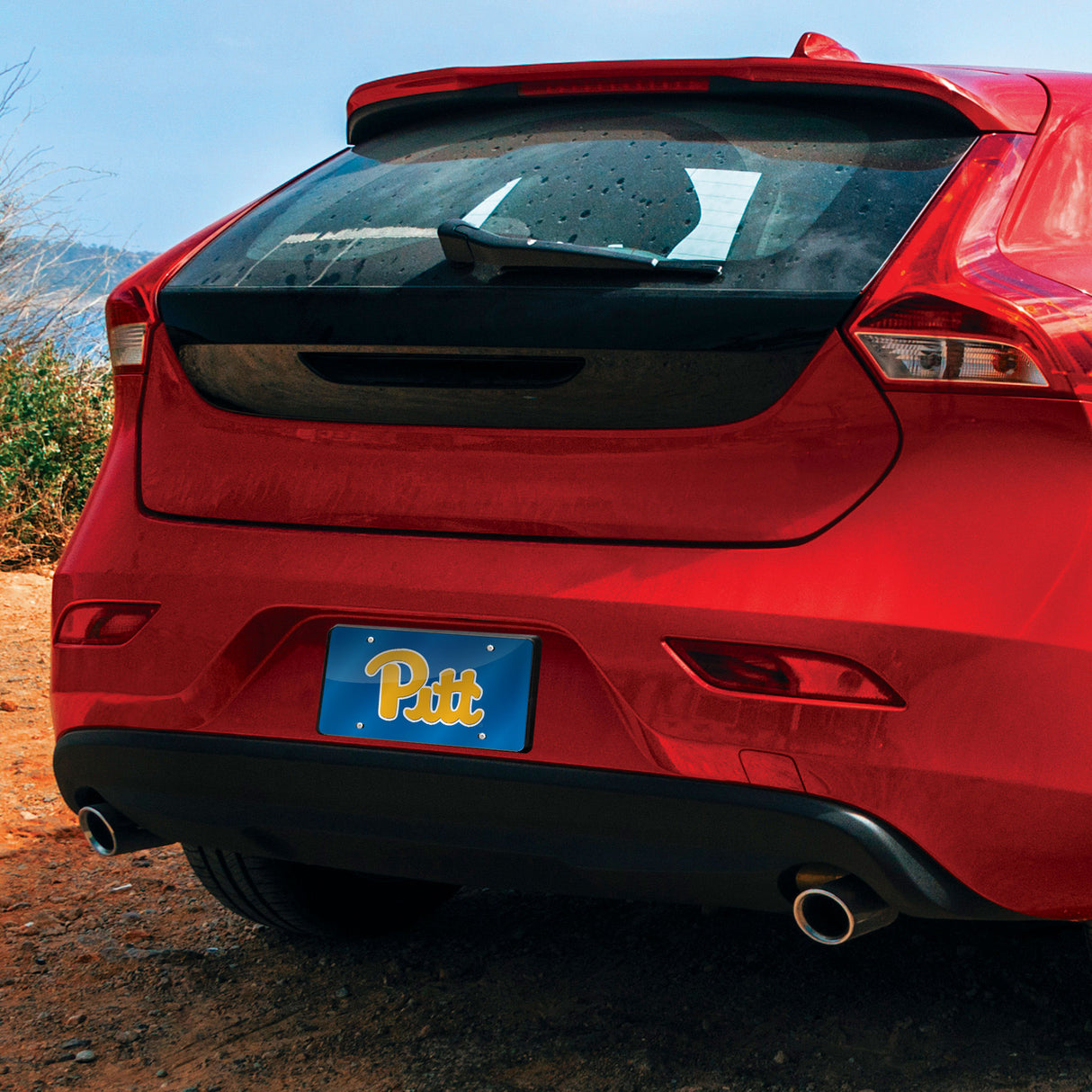 NCAA Pitt Panthers Laser Cut Automobile Tag Fan Gear NCAA Pitt Panthers