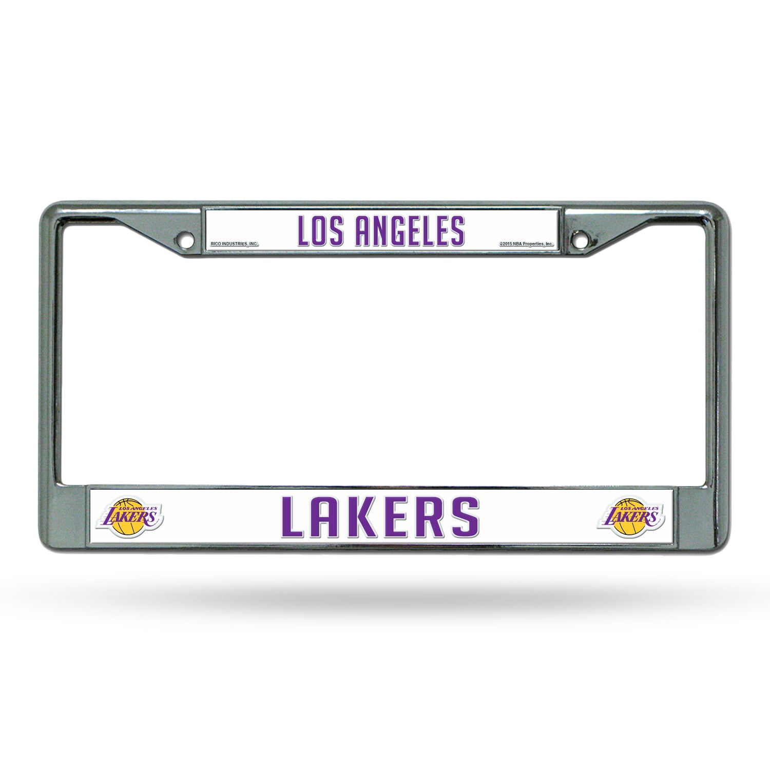 NBA Los Angeles Lakers Chrome License Plate Frame Fan Gear NBA Los Angeles Lakers