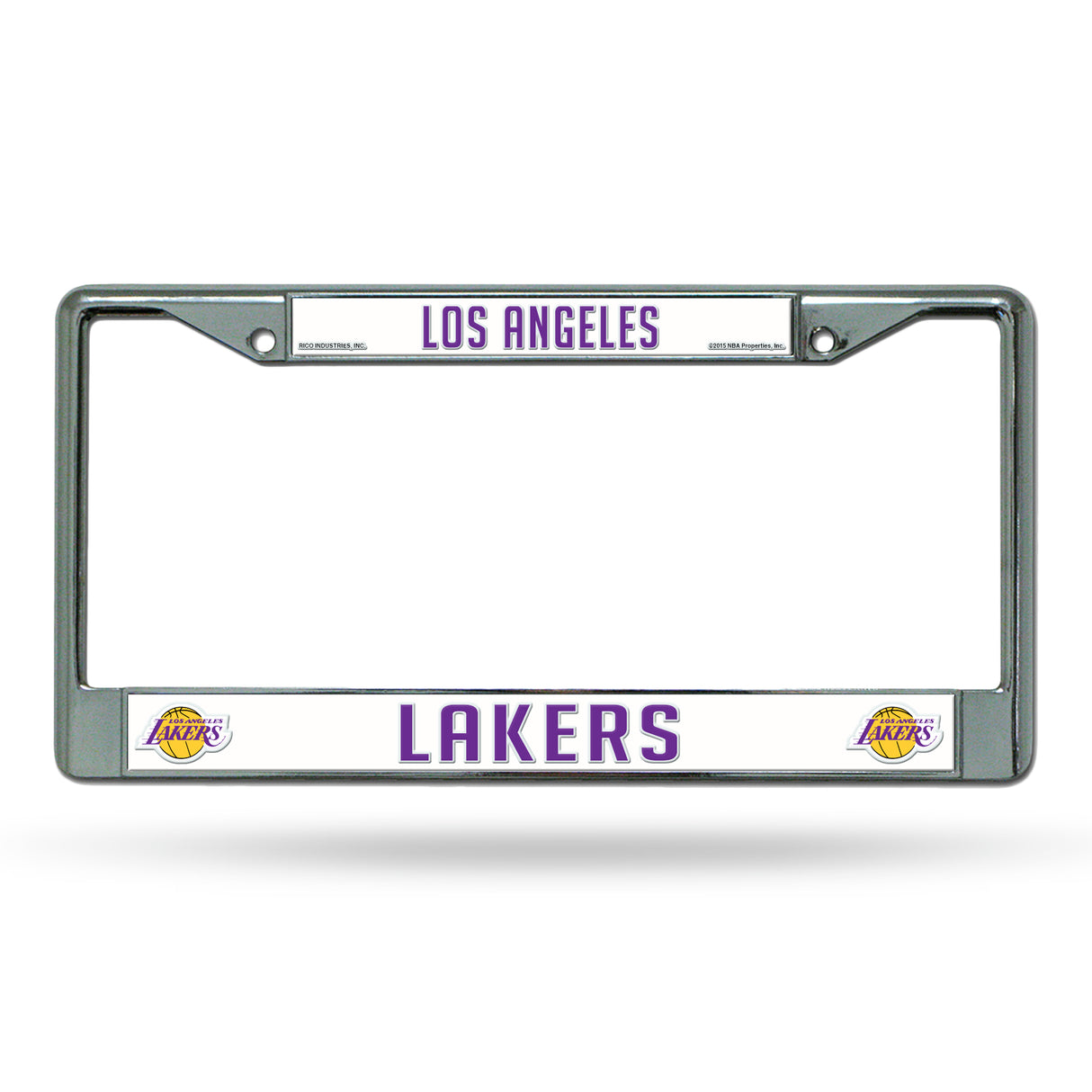 NBA Los Angeles Lakers Chrome License Plate Frame Fan Gear NBA Los Angeles Lakers