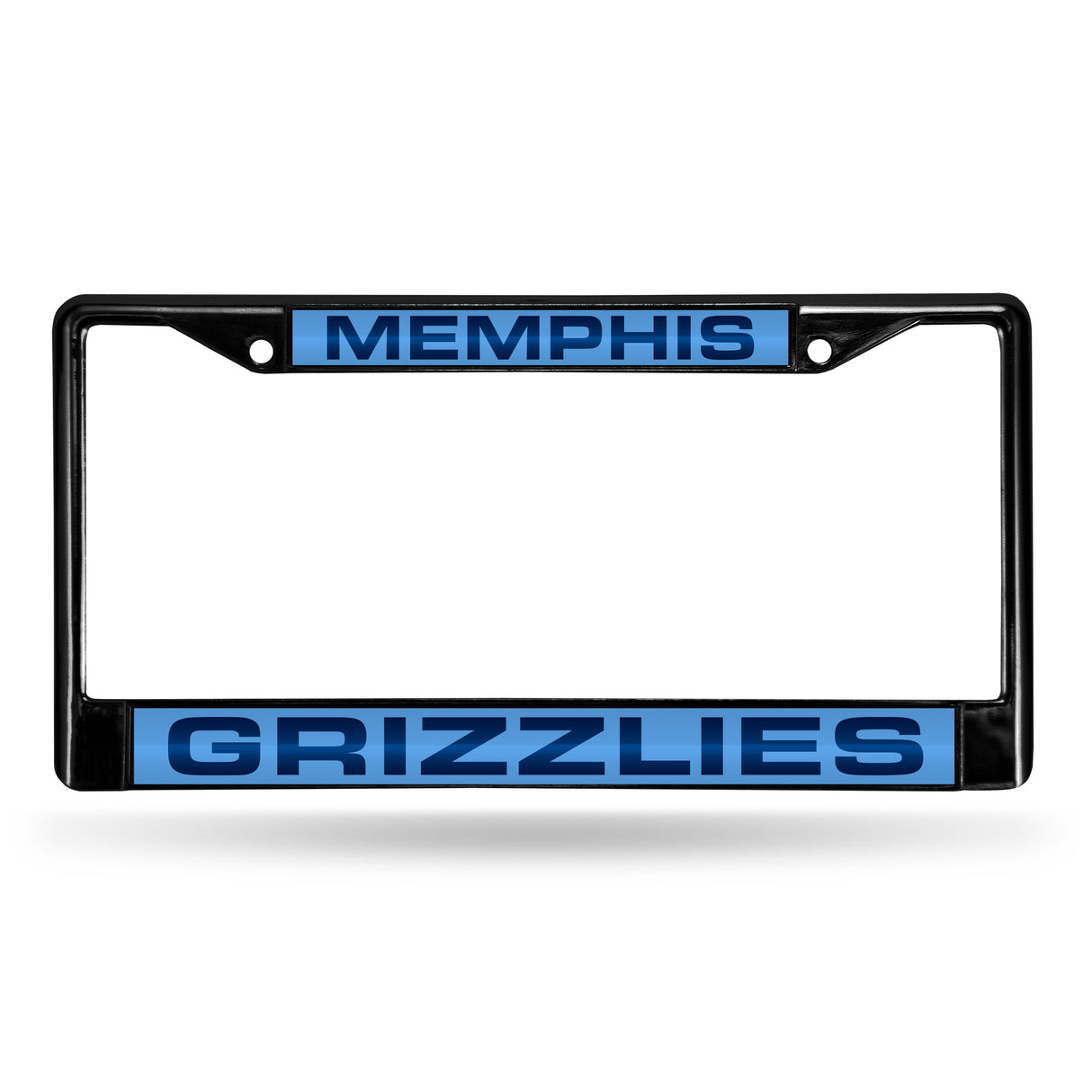NBA Memphis Grizzlies Laser Cut Black Chrome License Plate Frame Fan Gear NBA Memphis Grizzlies
