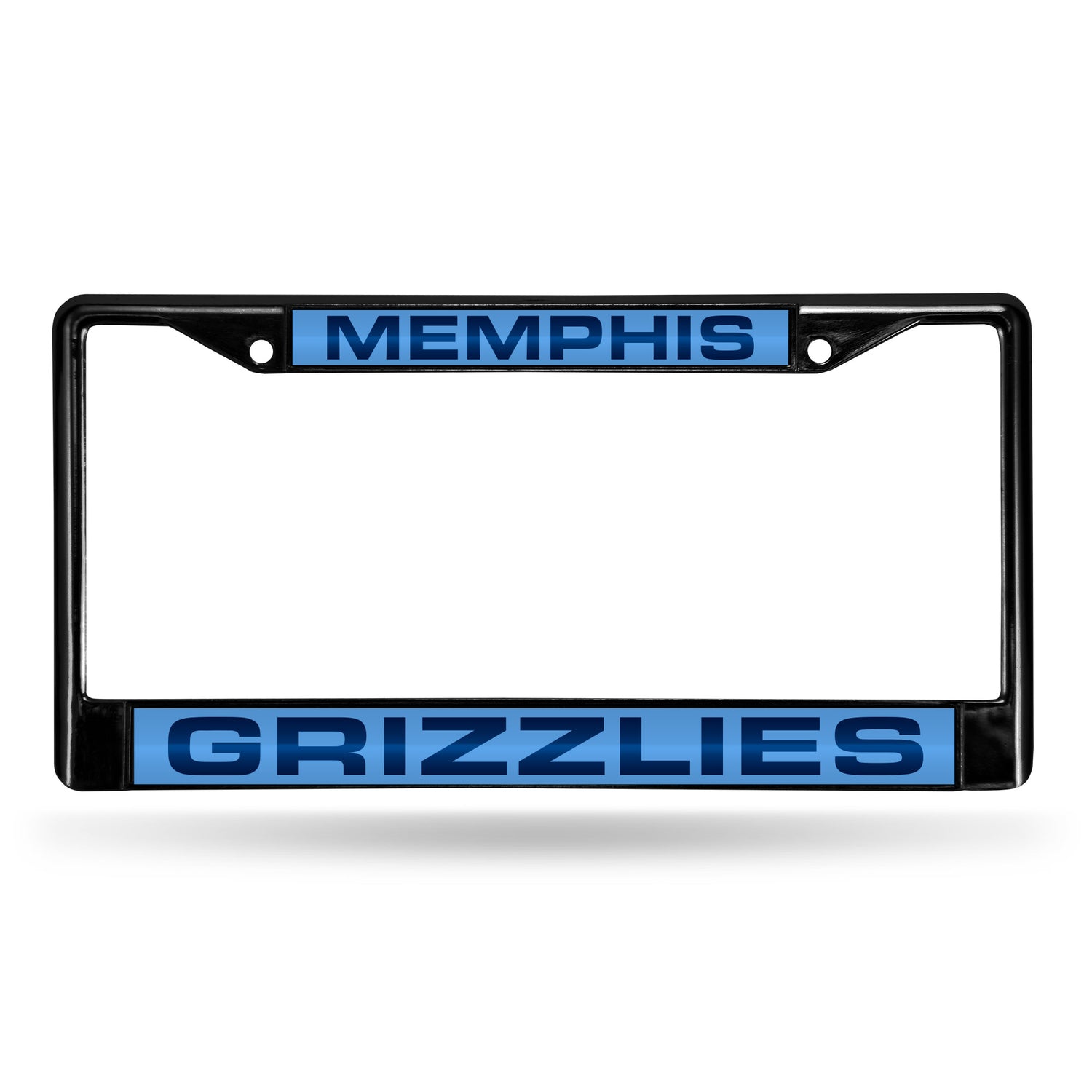 NBA Memphis Grizzlies Laser Cut Black Chrome License Plate Frame Fan Gear NBA Memphis Grizzlies