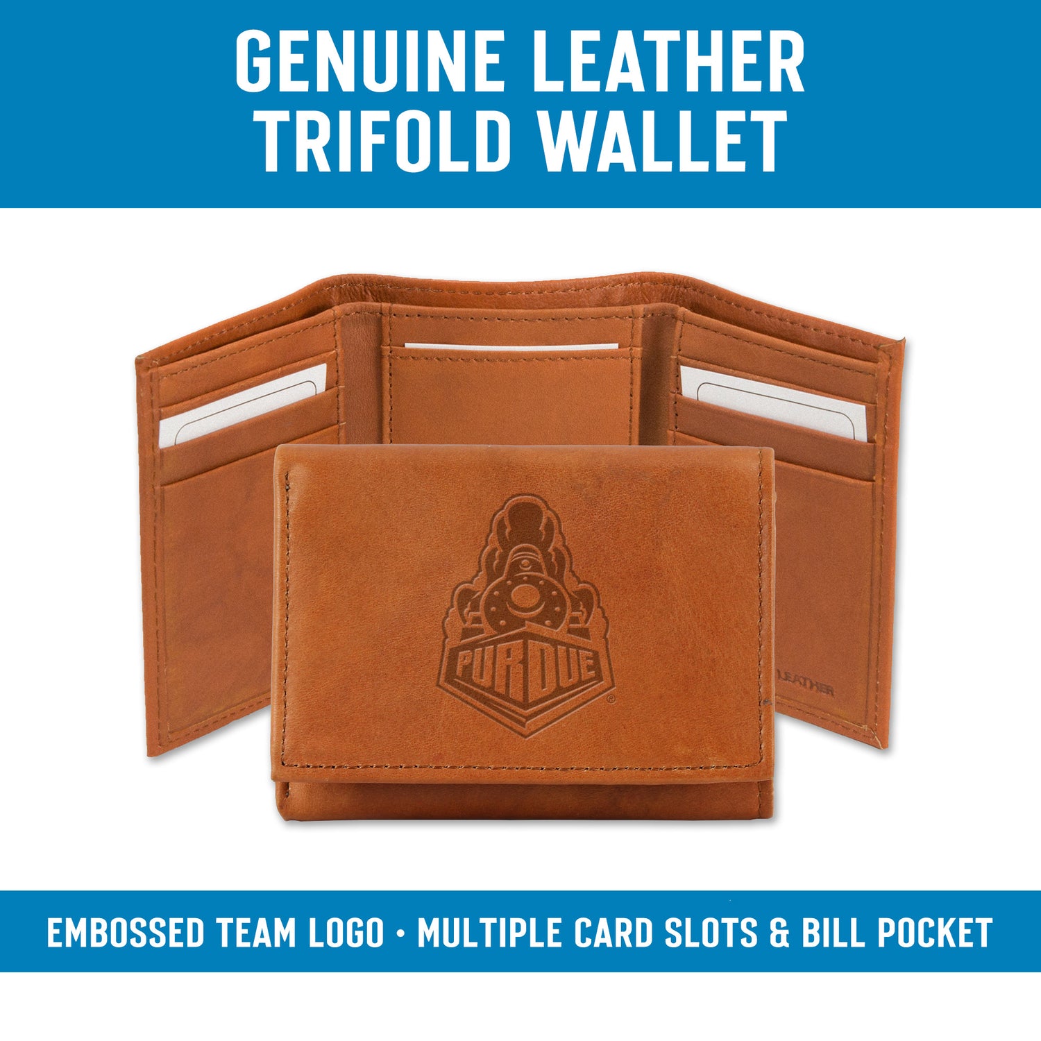 NFL Detroit Lions Tri-Fold Wallet Fan Gear NFL Detroit Lions