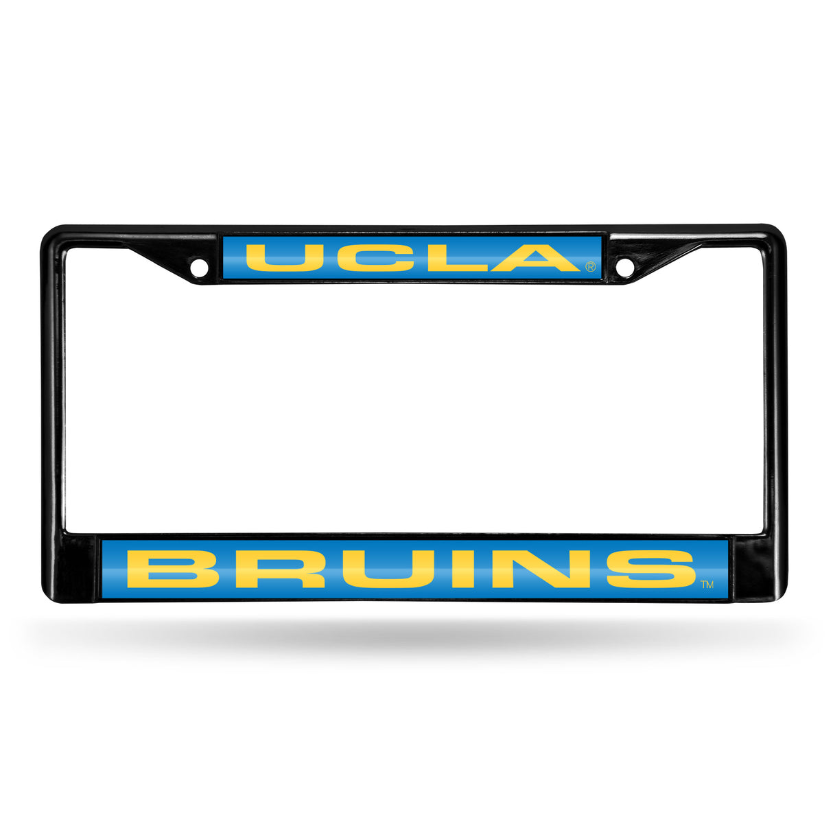 NCAA UCLA Bruins Laser Cut Black Chrome License Plate Frame Fan Gear NCAA UCLA Bruins