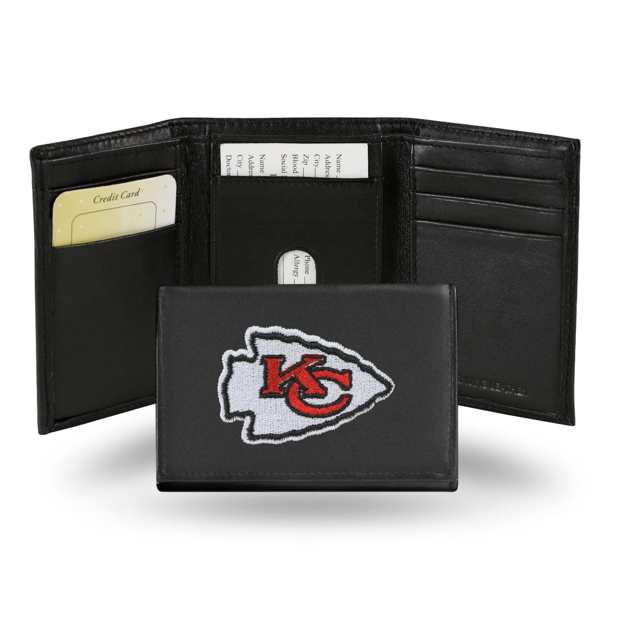NFL Kansas City Chiefs Tri-Fold Wallet Fan Gear NFL Kansas City Chiefs
