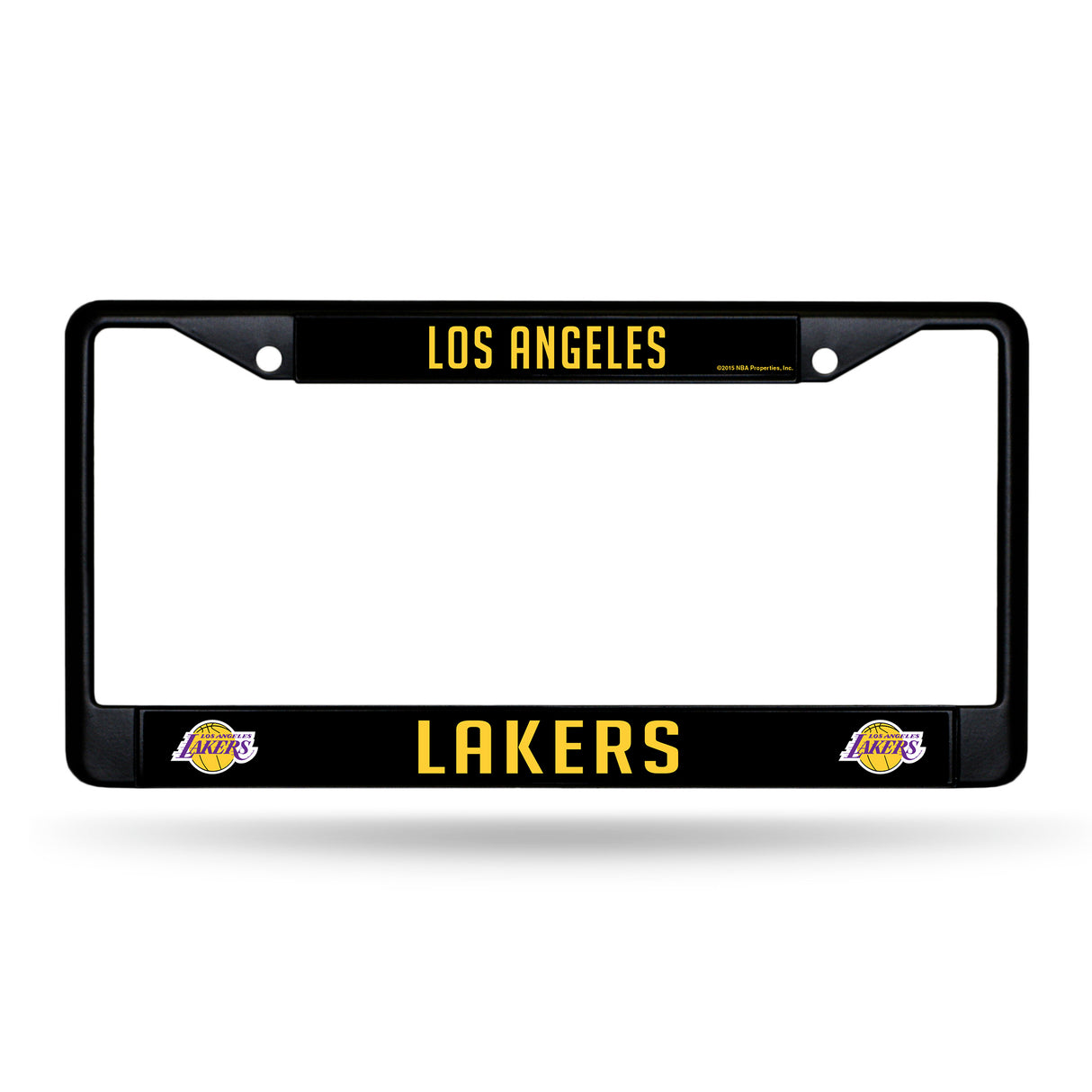 NBA Los Angeles Lakers Black Chrome License Plate Frame Fan Gear NBA Los Angeles Lakers