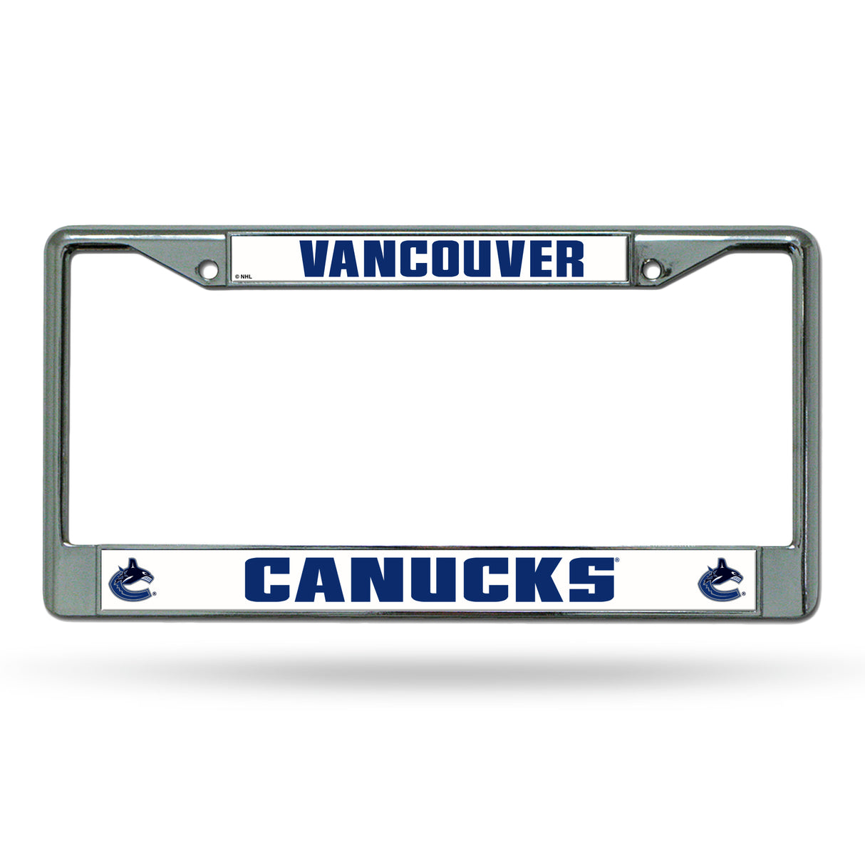 NHL Vancouver Canucks Chrome License Plate Frame Fan Gear NHL Vancouver Canucks
