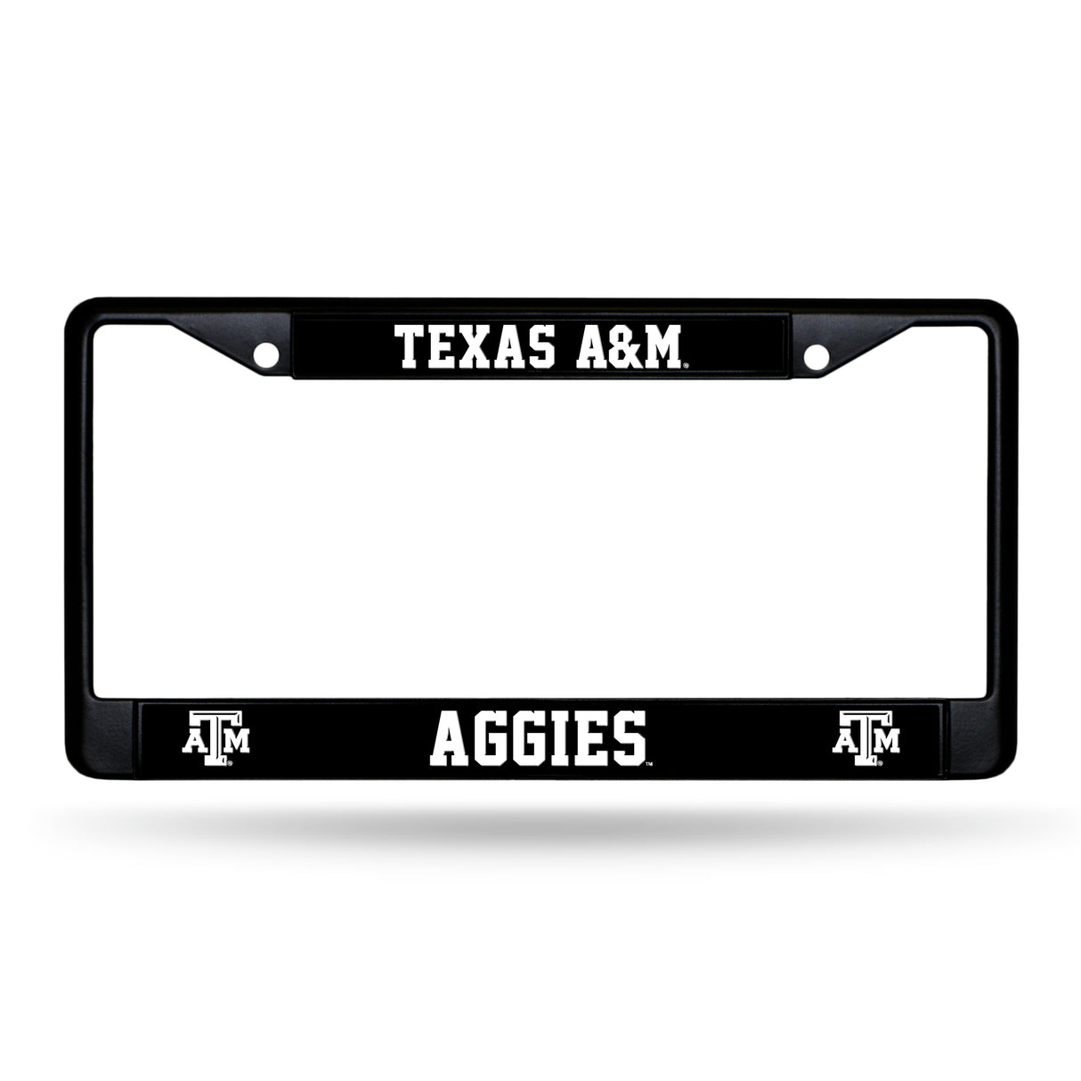 NCAA Texas A&M Aggies Black Chrome License Plate Frame Fan Gear NCAA Texas A&M Aggies
