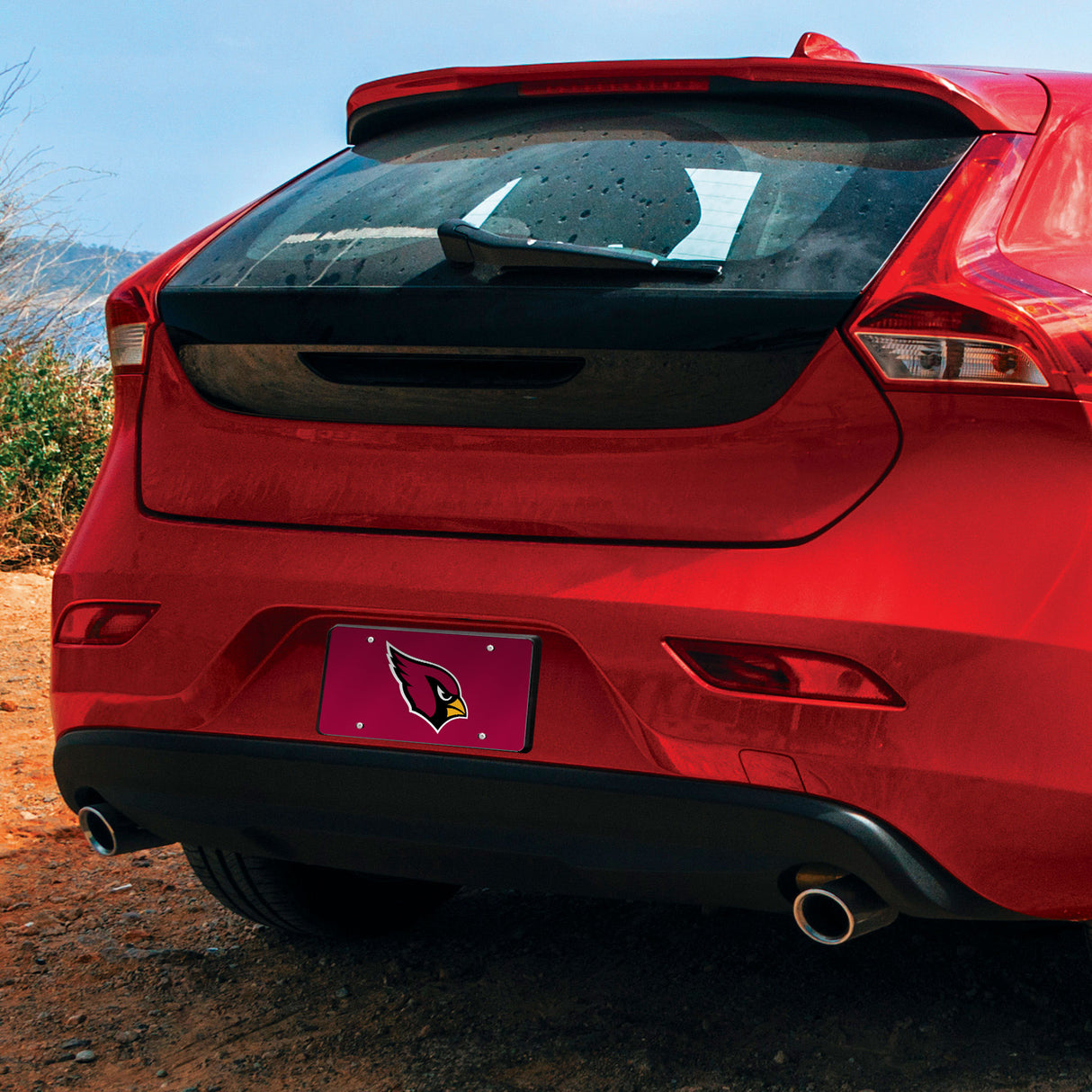 NFL Arizona Cardinals Laser Cut License Plate Tag Fan Gear NFL Arizona Cardinals