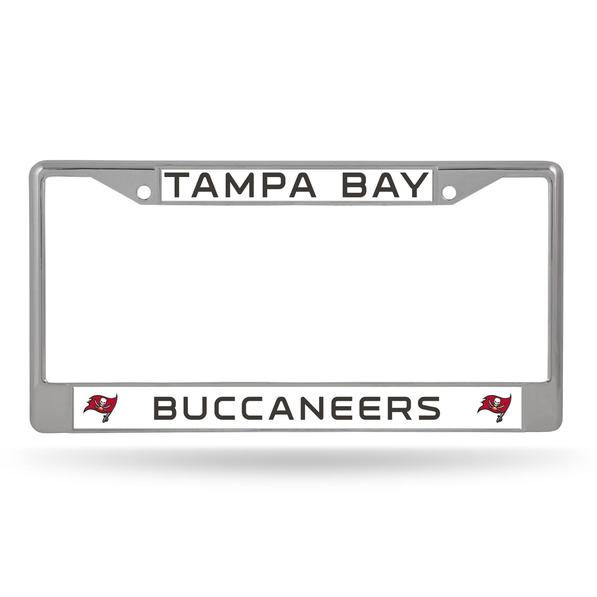 NFL Tampa Bay Buccaneers Chrome License Plate Frame Fan Gear NFL Tampa Bay Buccaneers