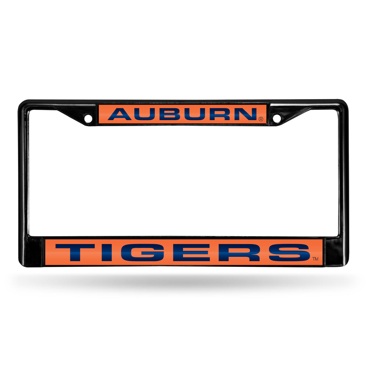 NCAA Auburn Tigers Laser Cut Black Chrome License Plate Frame Fan Gear NCAA Auburn Tigers