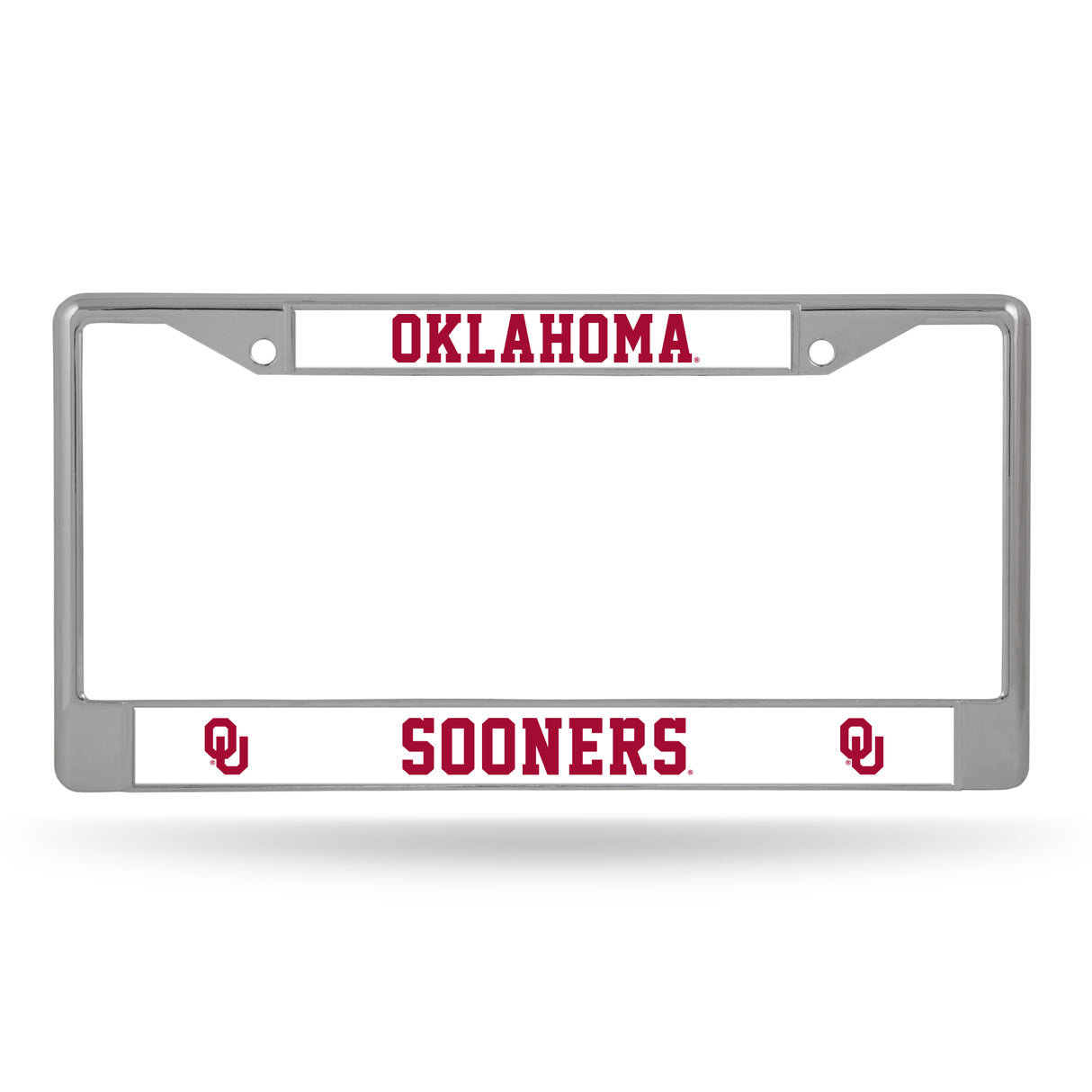 NCAA Oklahoma Sooners Chrome License Plate Frame Fan Gear NCAA Oklahoma Sooners