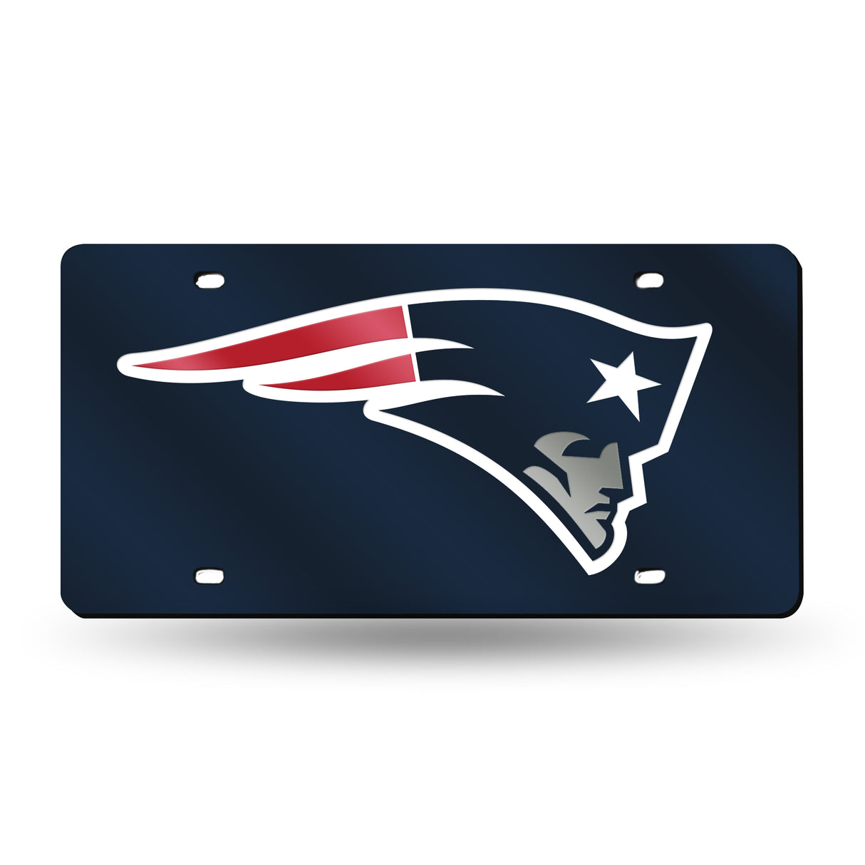NFL New England Patriots Laser Cut License Plate Tag Fan Gear NFL New England Patriots