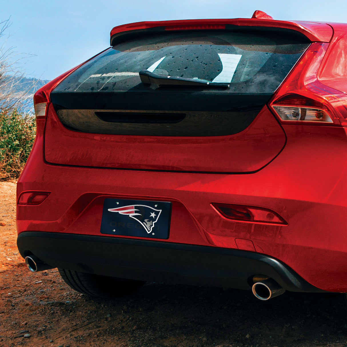 NFL New England Patriots Laser Cut License Plate Tag Fan Gear NFL New England Patriots