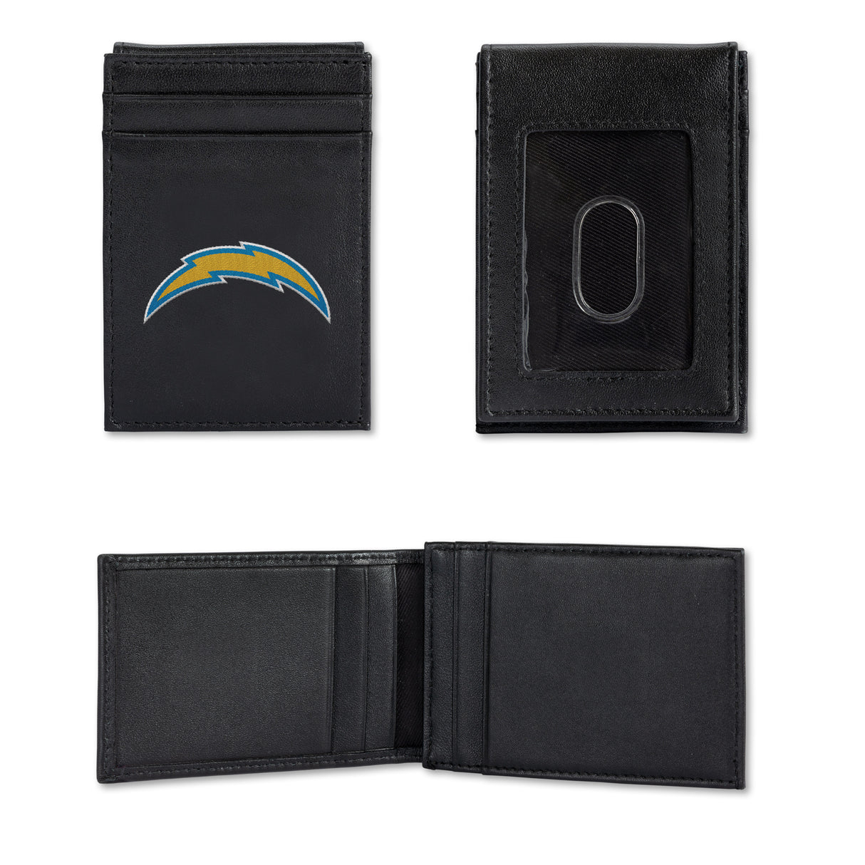 NFL Los Angeles Chargers Embroidered Front Pocket Wallet Fan Gear NFL Los Angeles Chargers