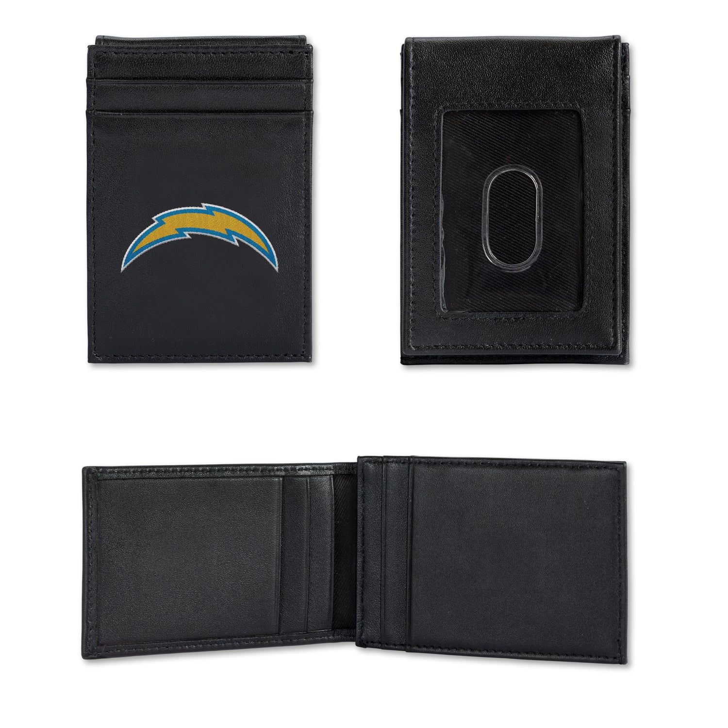 NFL Los Angeles Chargers Embroidered Front Pocket Wallet Fan Gear NFL Los Angeles Chargers
