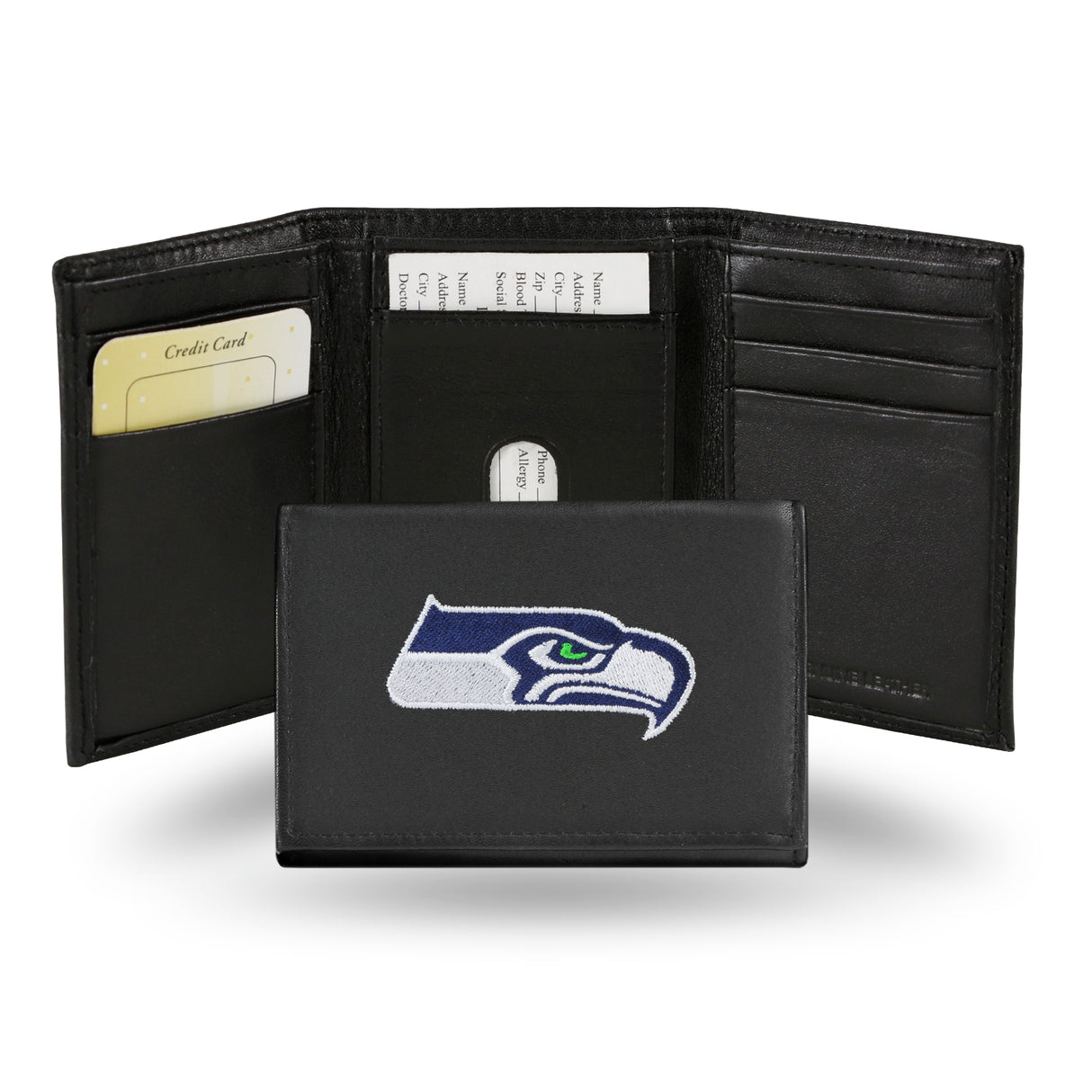 NFL Seattle Seahawks Tri-Fold Wallet Fan Gear NFL Seattle Seahawks