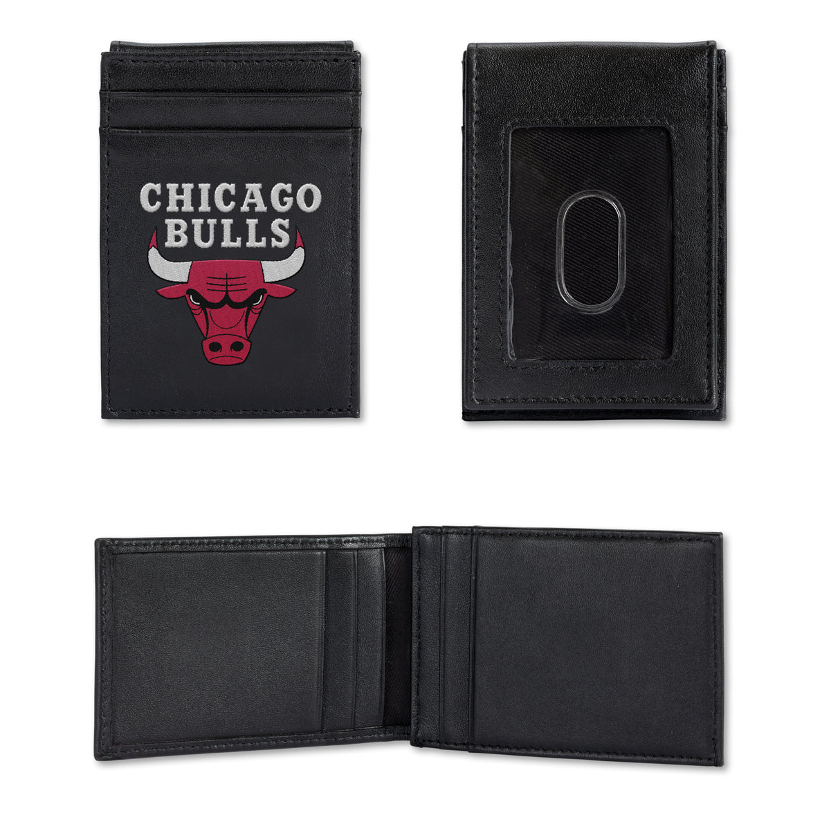 NBA Chicago Bulls Embroidered Front Pocket Wallet Fan Gear NBA Chicago Bulls