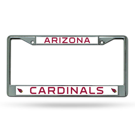 NFL Arizona Cardinals Chrome License Plate Frame Fan Gear NFL Arizona Cardinals