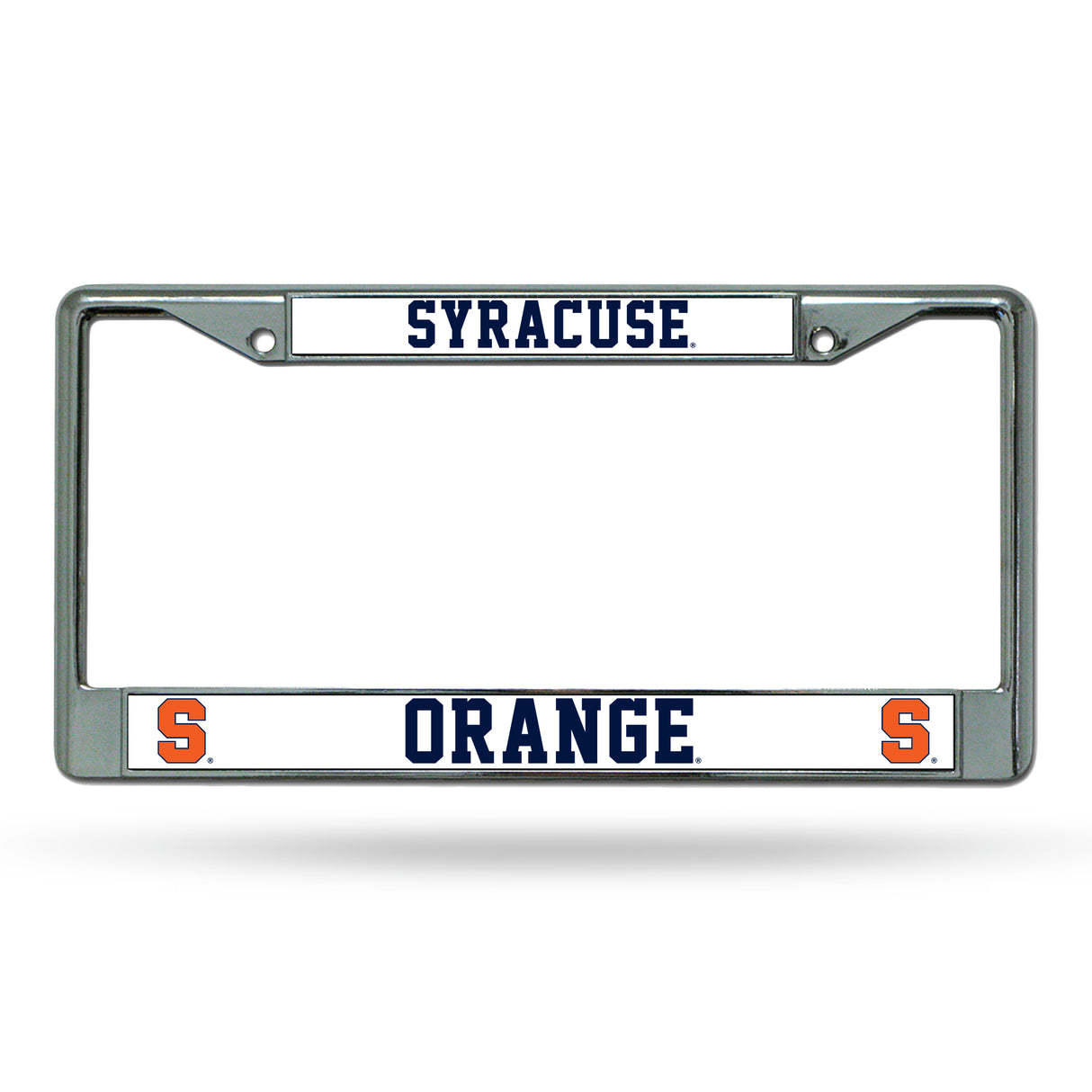 NCAA Syracuse Orange Chrome License Plate Frame Fan Gear NCAA Syracuse Orange