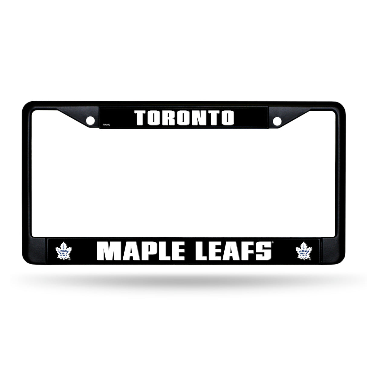 NHL Toronto Maple Leafs Black Chrome License Plate Frame Fan Gear NHL Toronto Maple Leafs