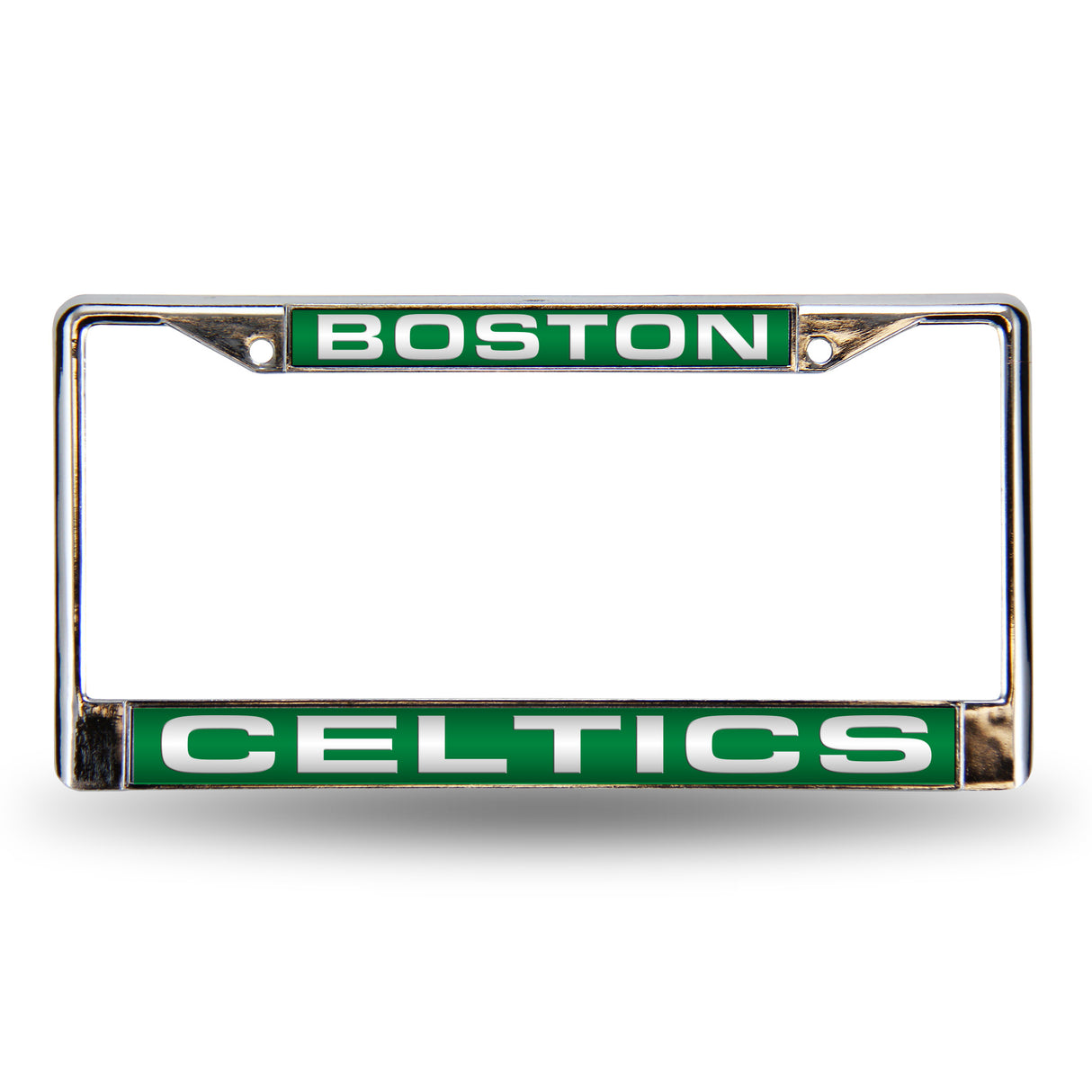 NBA Boston Celtics Laser Cut Chrome License Plate Frame Fan Gear NBA Boston Celtics
