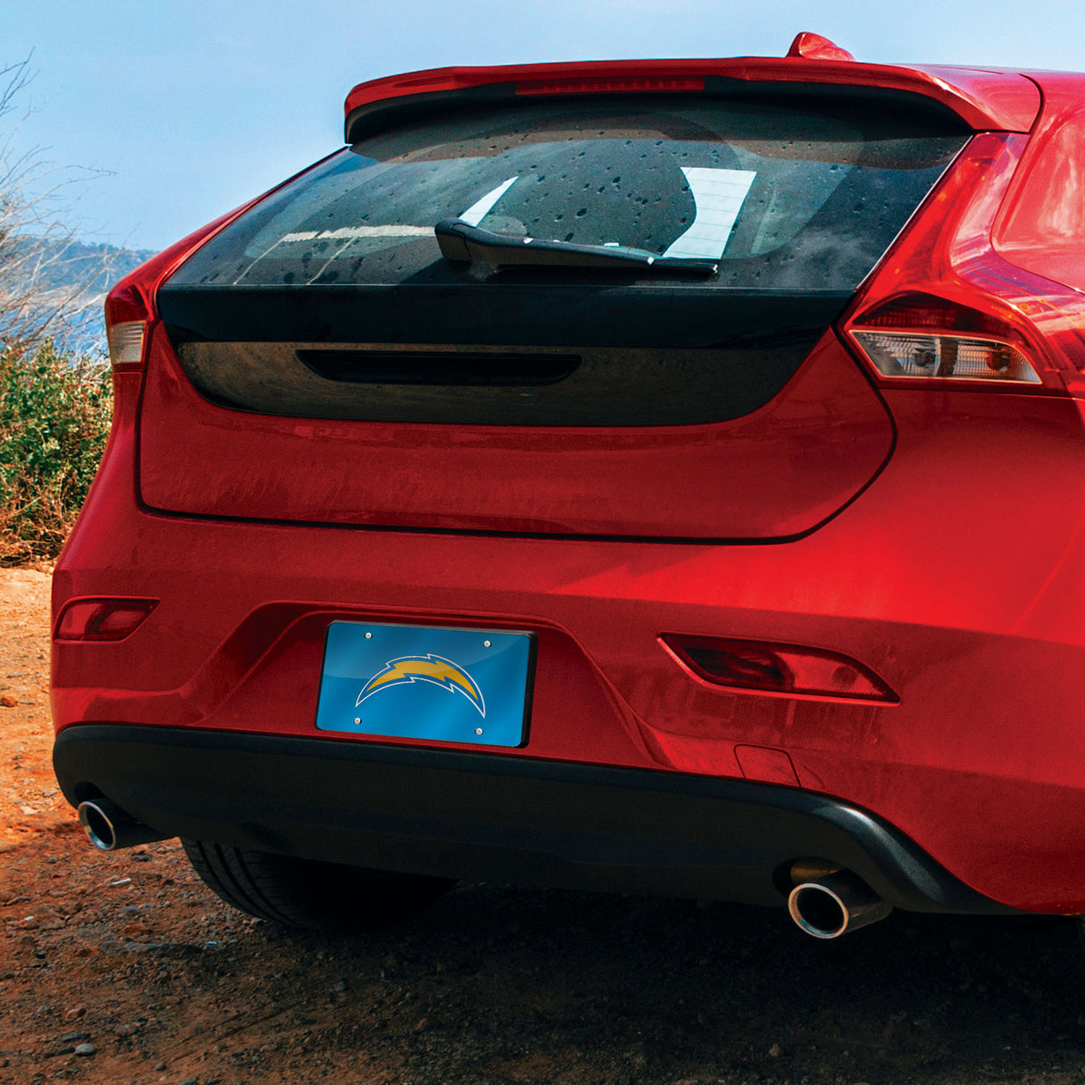 NFL Los Angeles Chargers Laser Cut License Plate Tag Fan Gear NFL Los Angeles Chargers