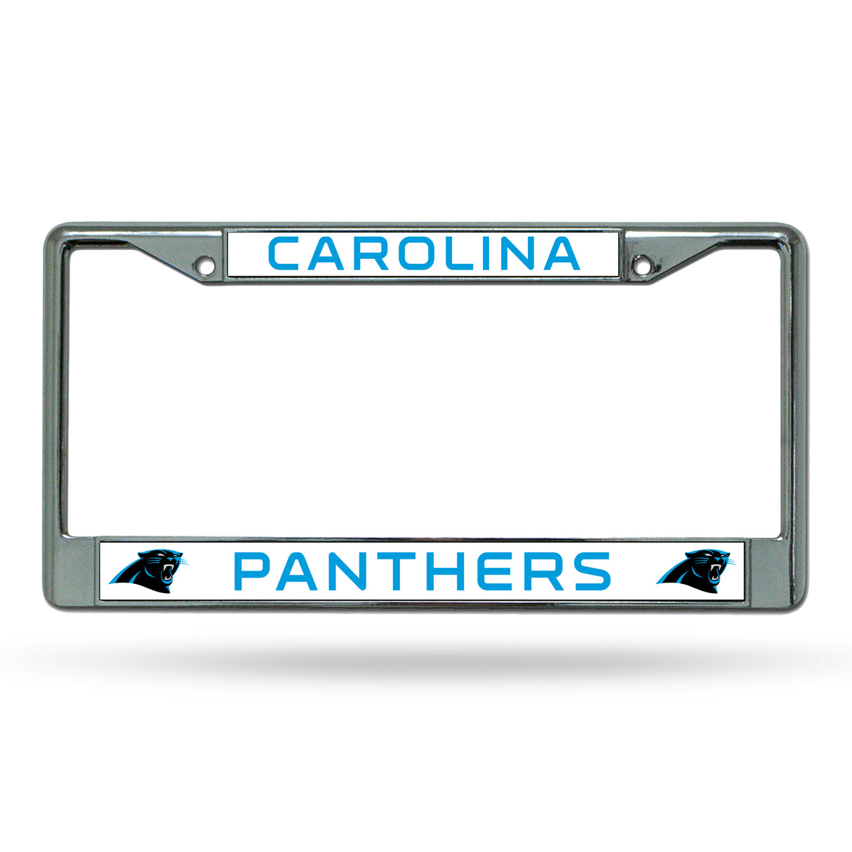 NFL Carolina Panthers Chrome License Plate Frame Fan Gear NFL Carolina Panthers