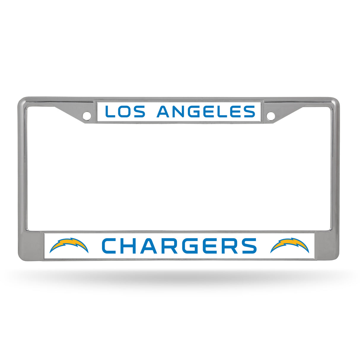 NFL Los Angeles Chargers Chrome License Plate Frame Fan Gear NFL Los Angeles Chargers